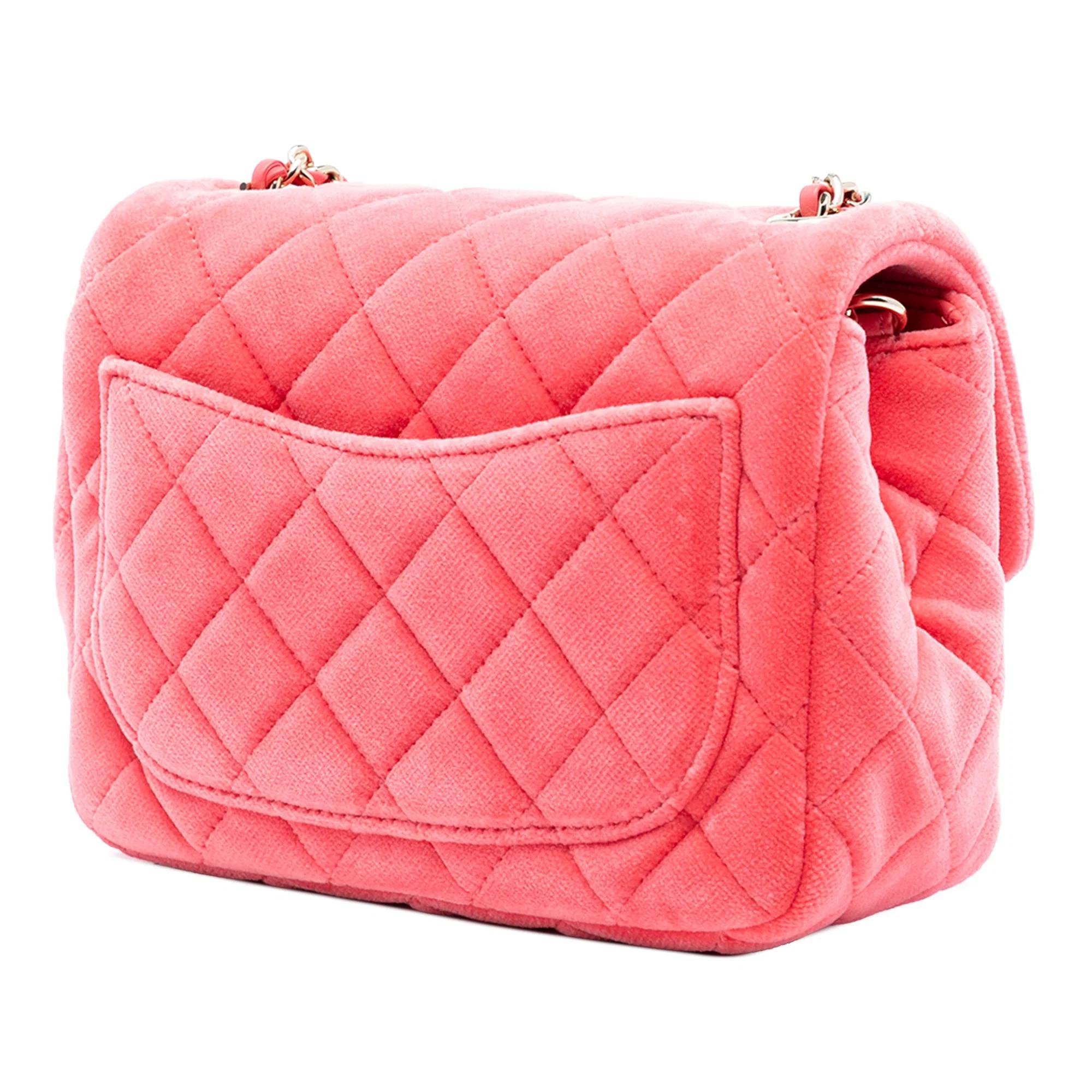 Velvet handbag