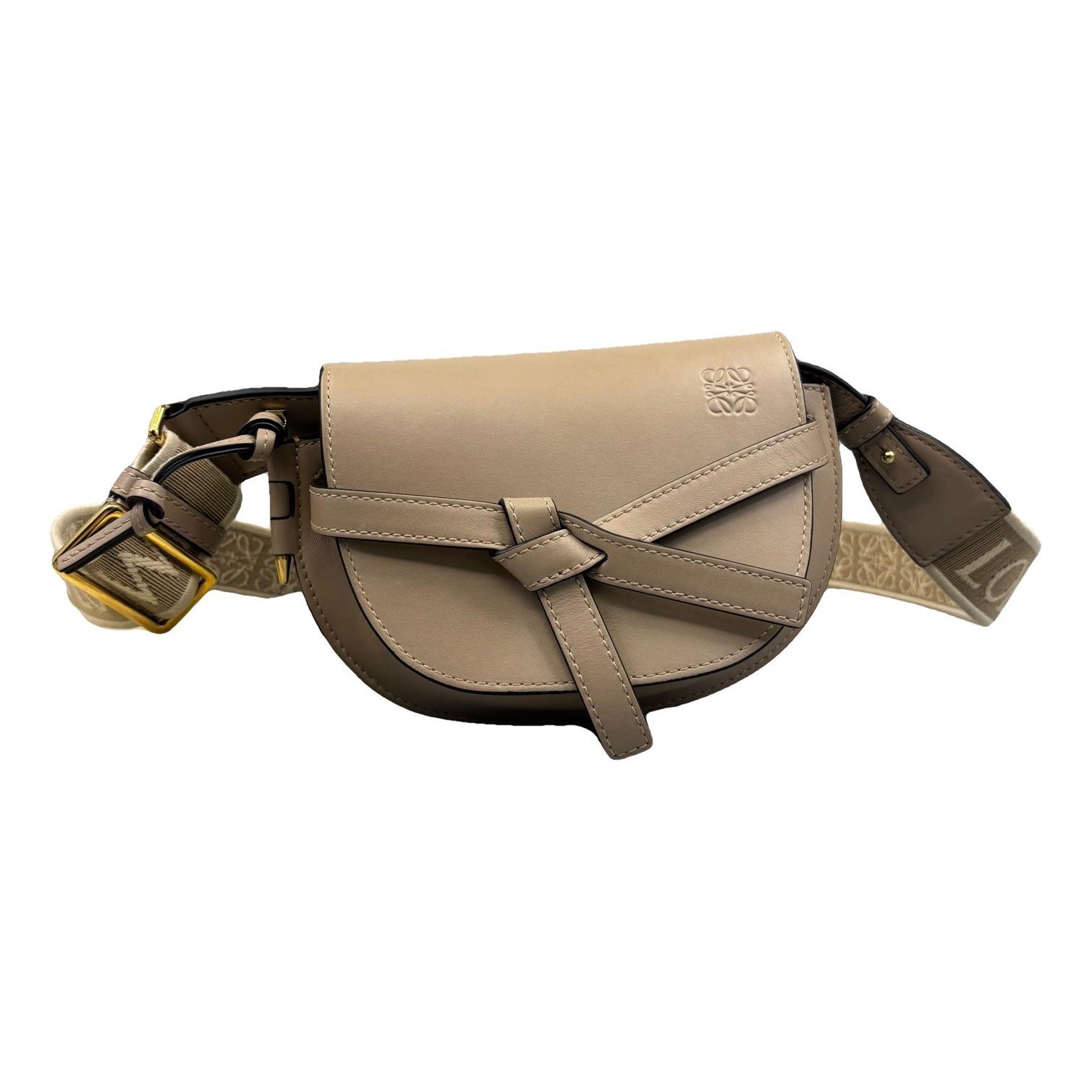 Gate leather crossbody bag