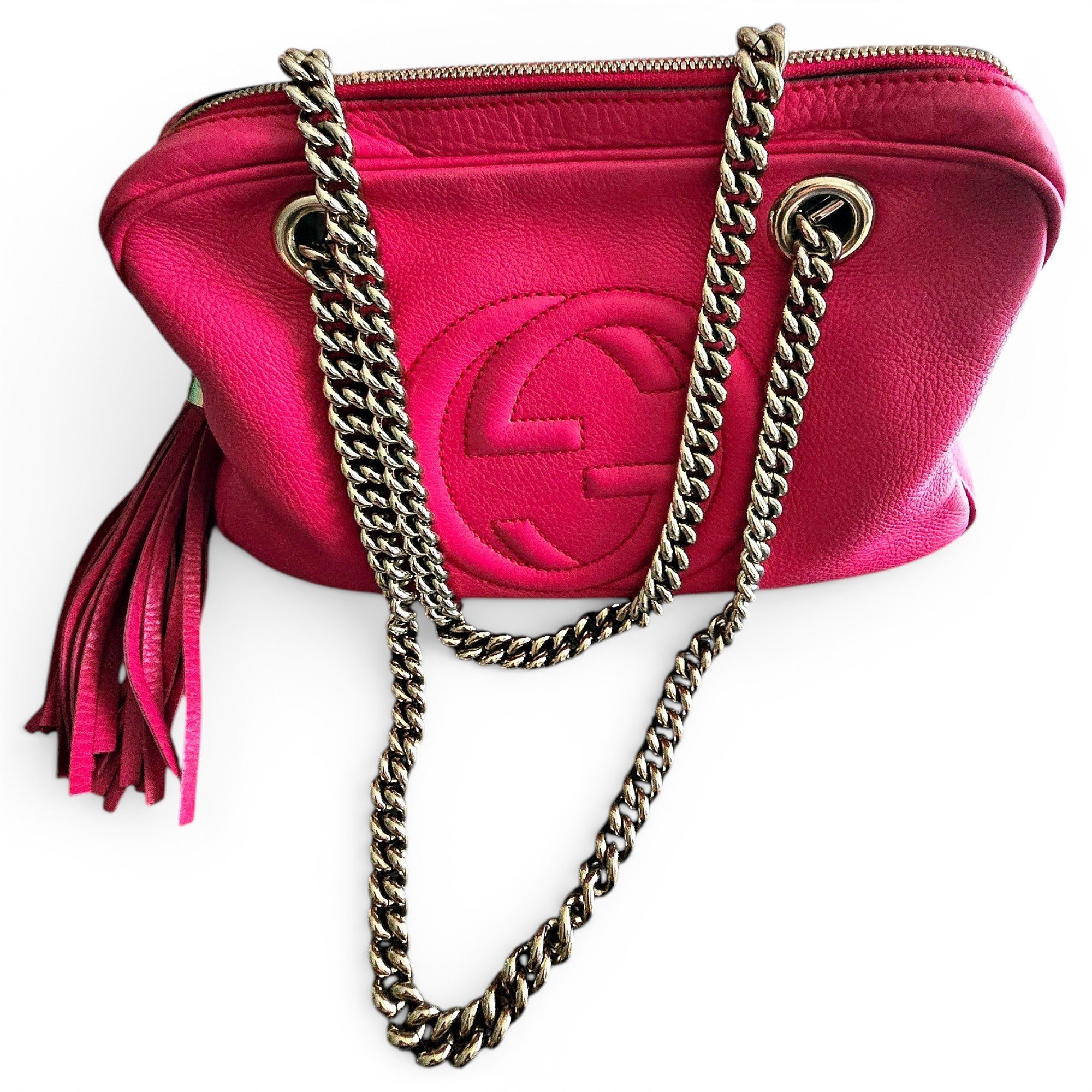Soho Double Chain leather handbag