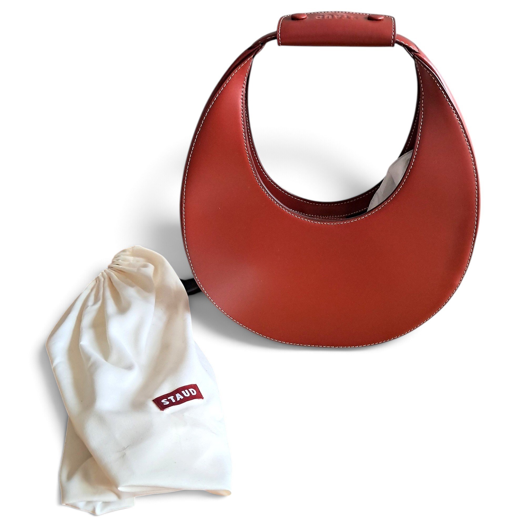Moon leather handbag