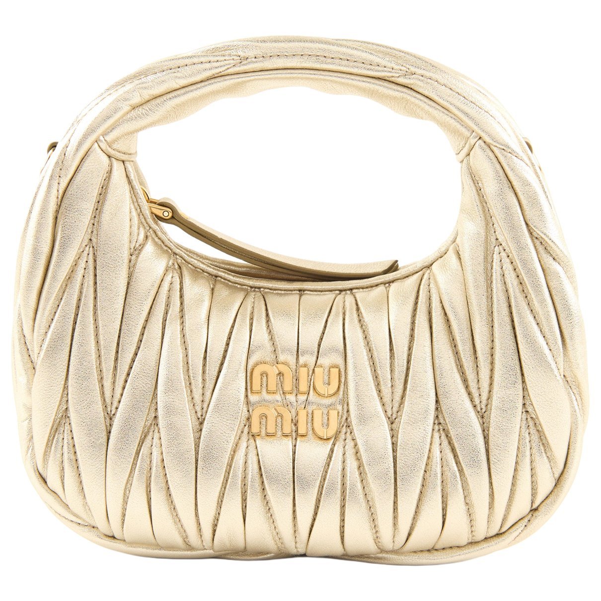 Miu Wander leather handbag