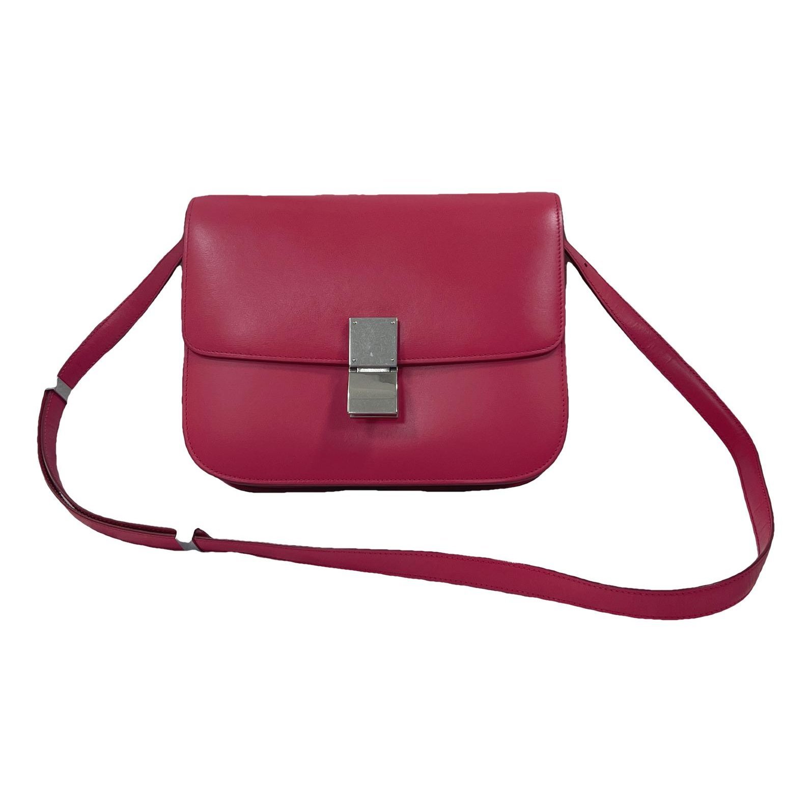 Classic leather crossbody bag