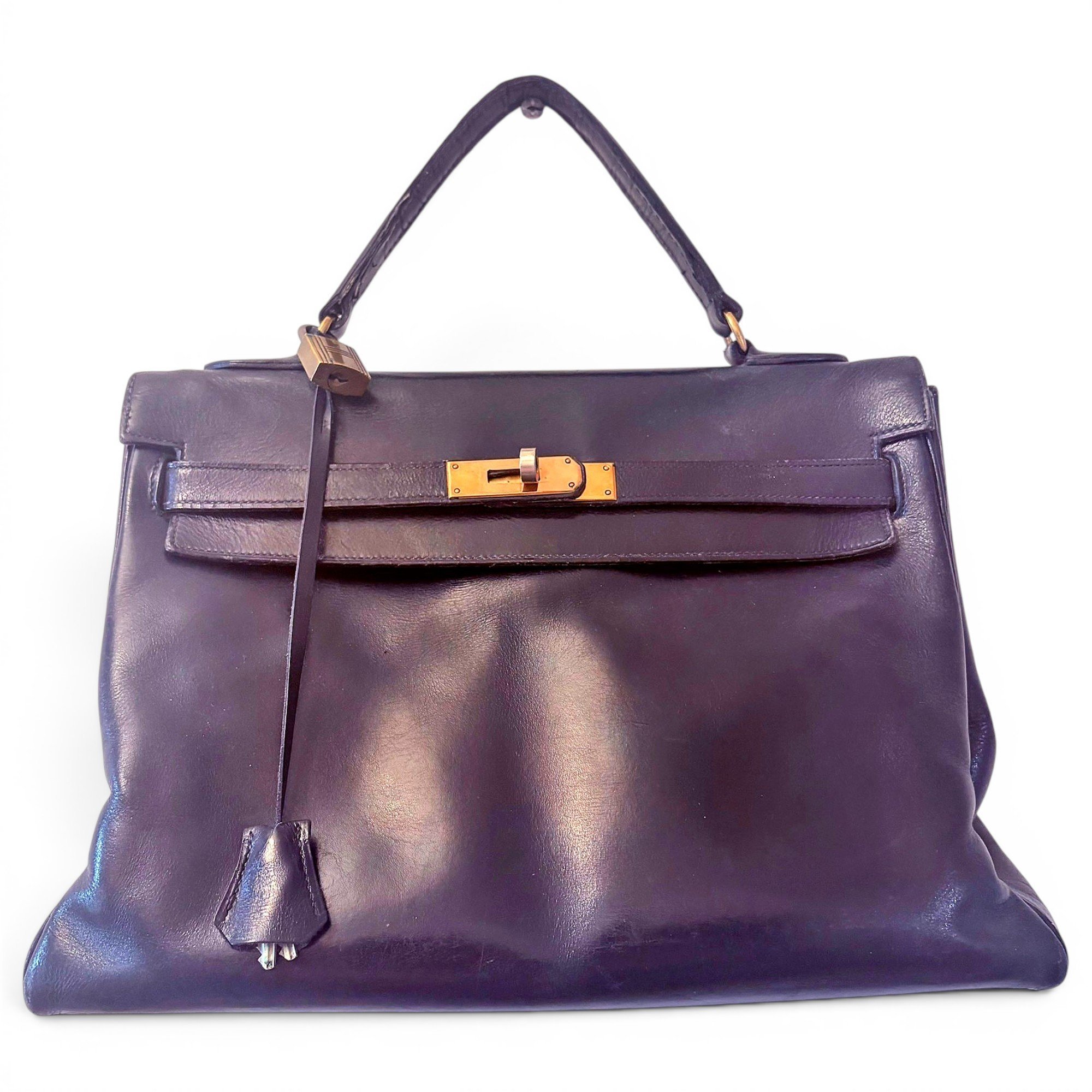 Kelly 35 leather handbag