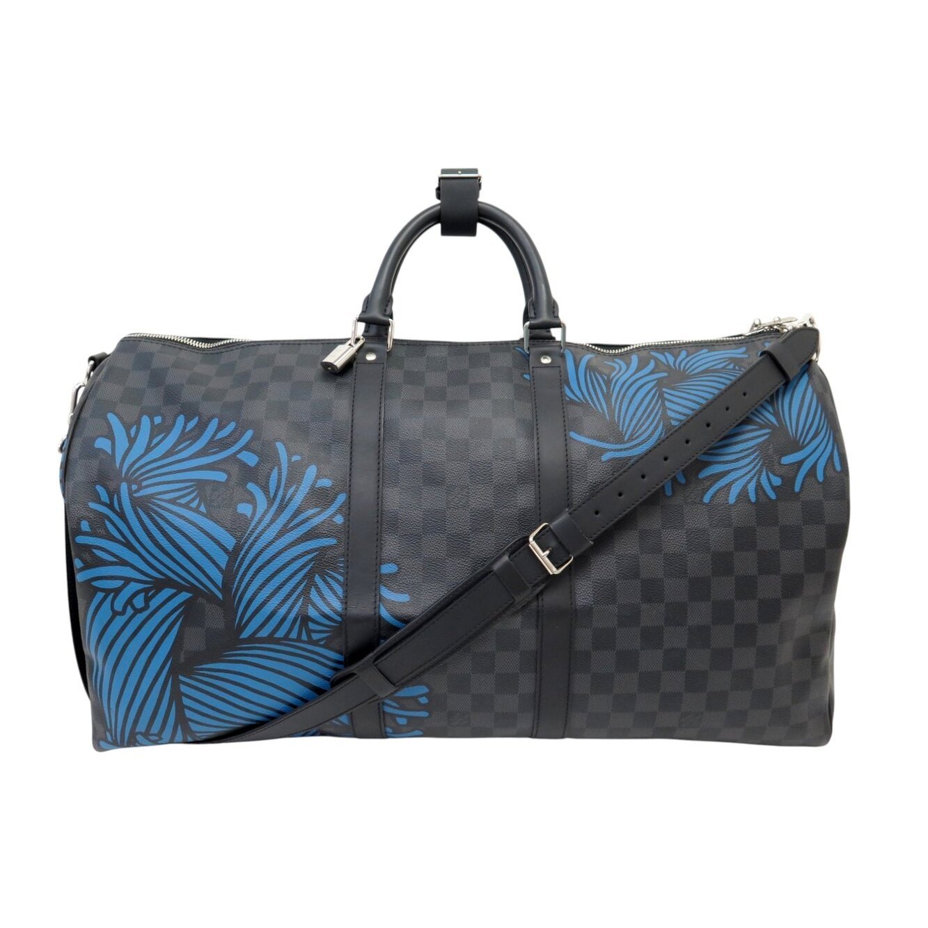Louis Vuitton Keepall cloth travel bag