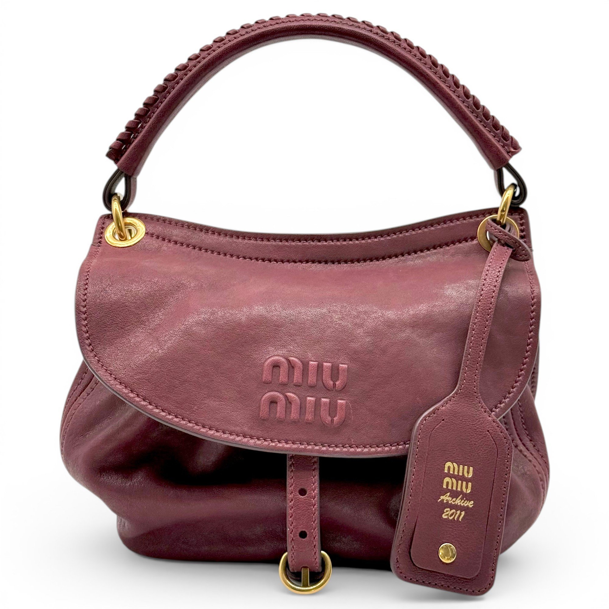 Leather handbag