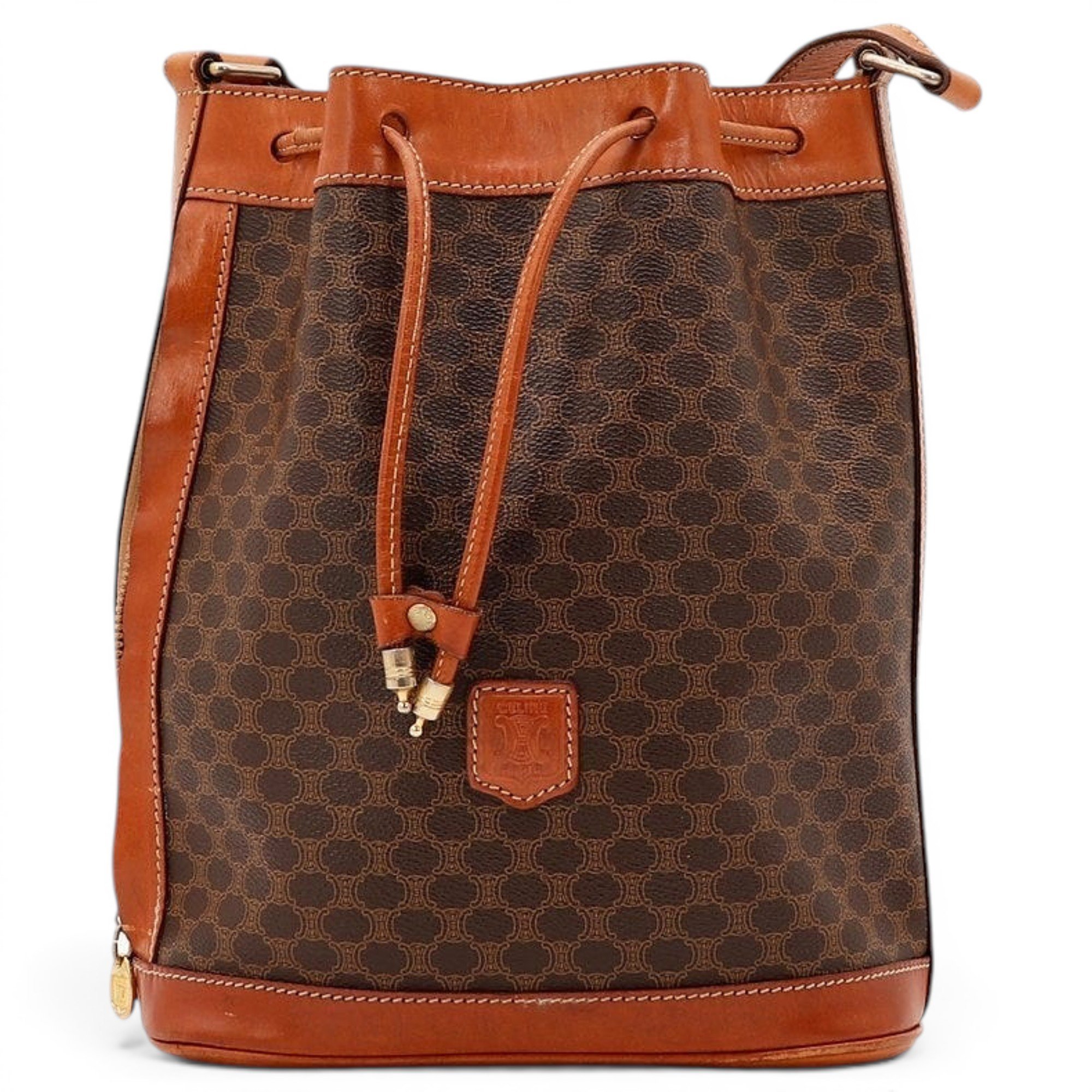 Triomphe leather handbag