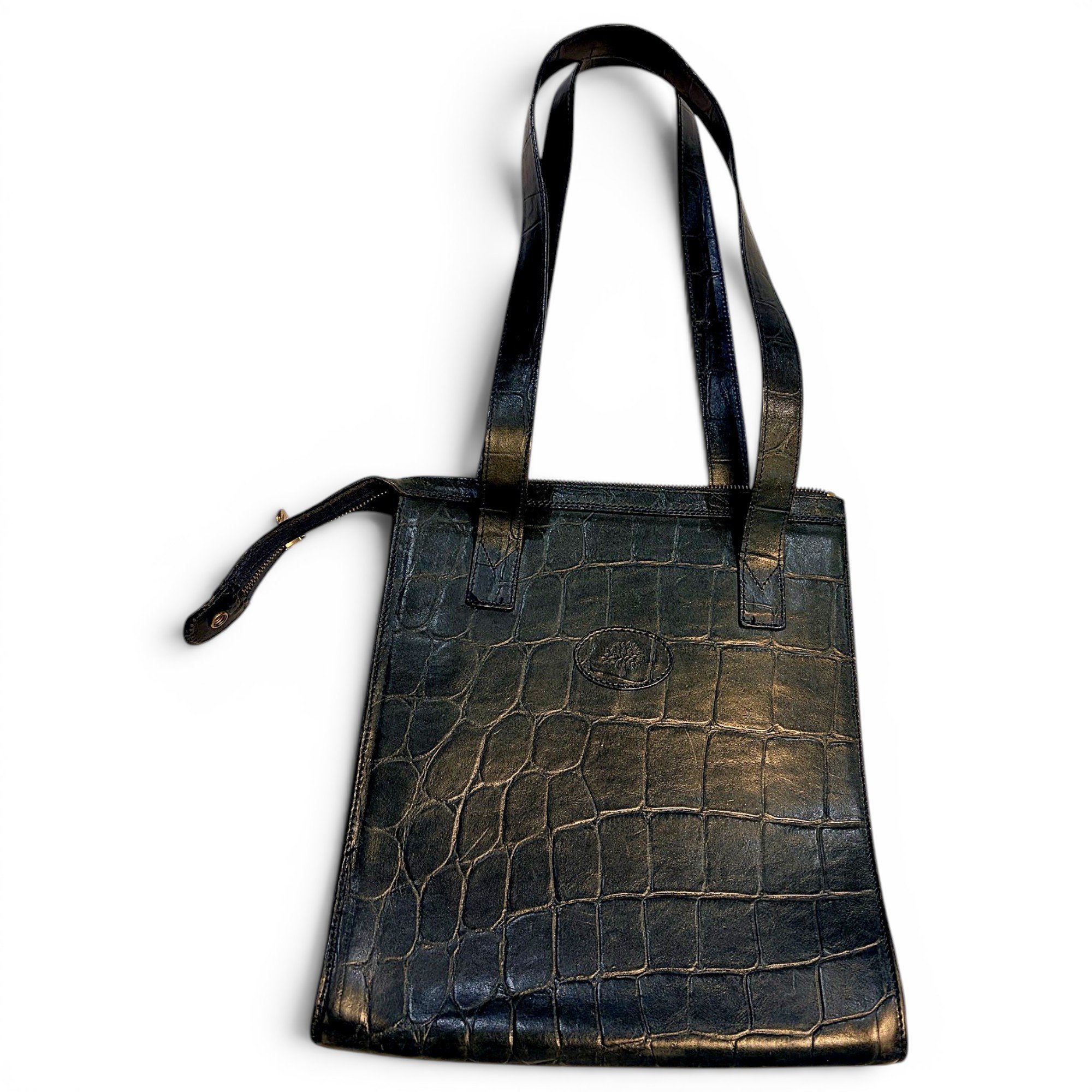 Leather tote