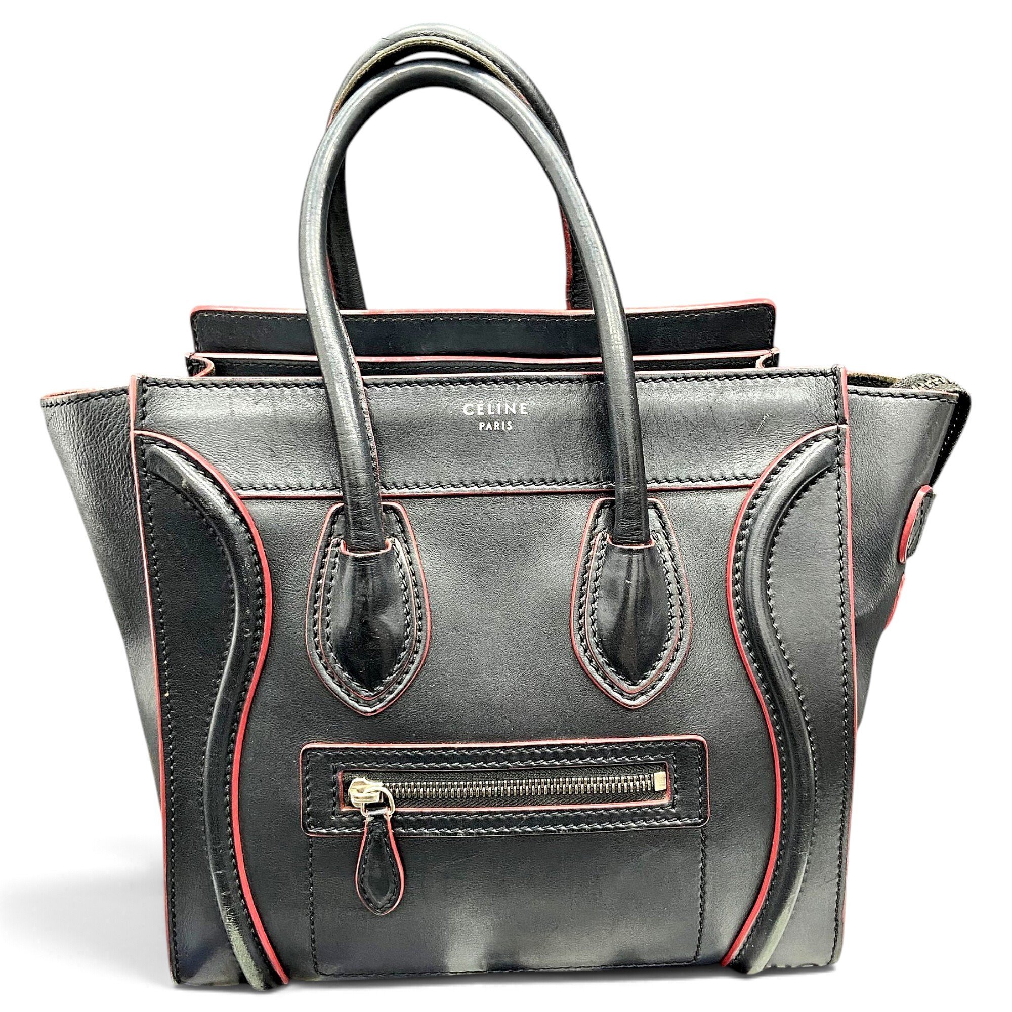 Luggage leather handbag