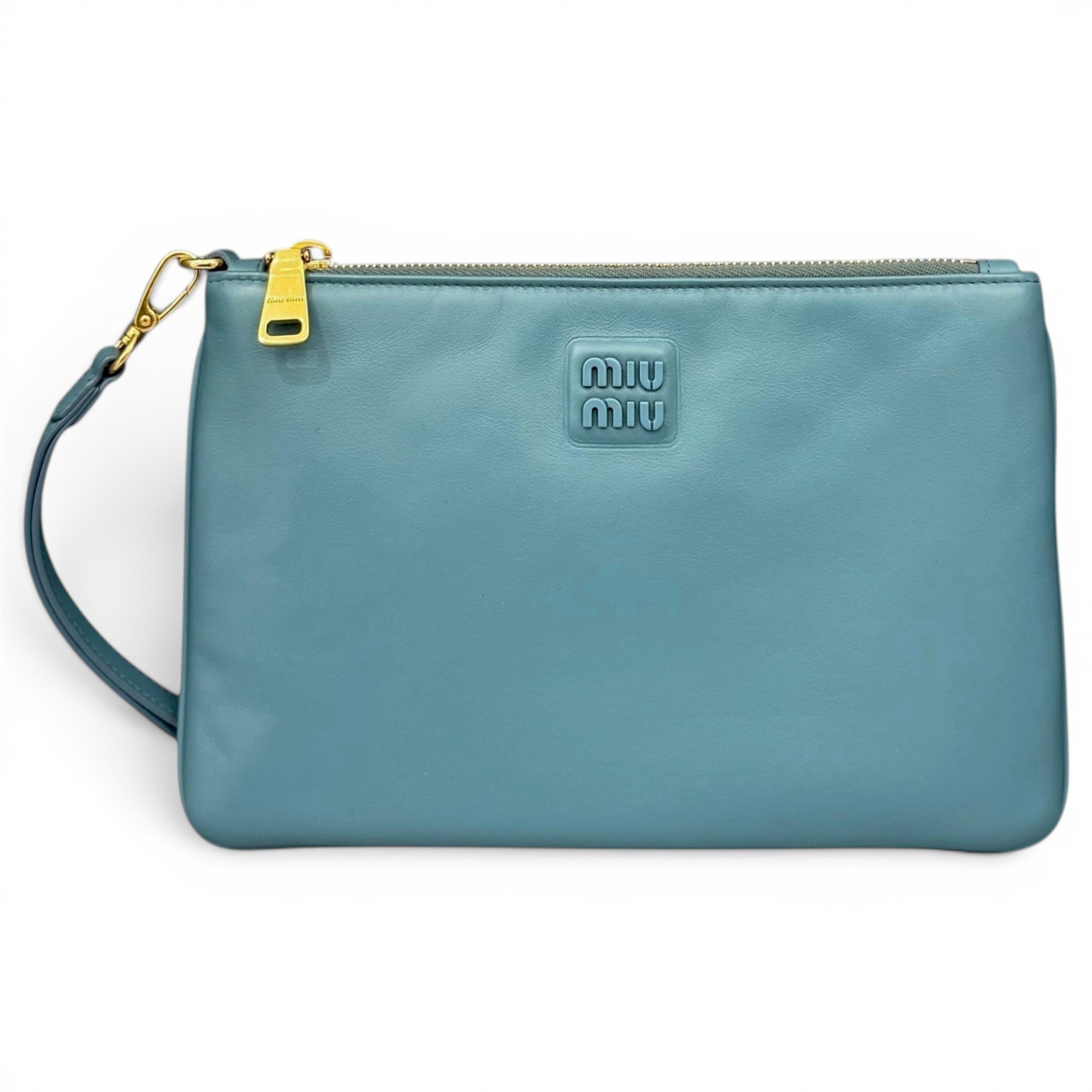Pony-style calfskin clutch bag