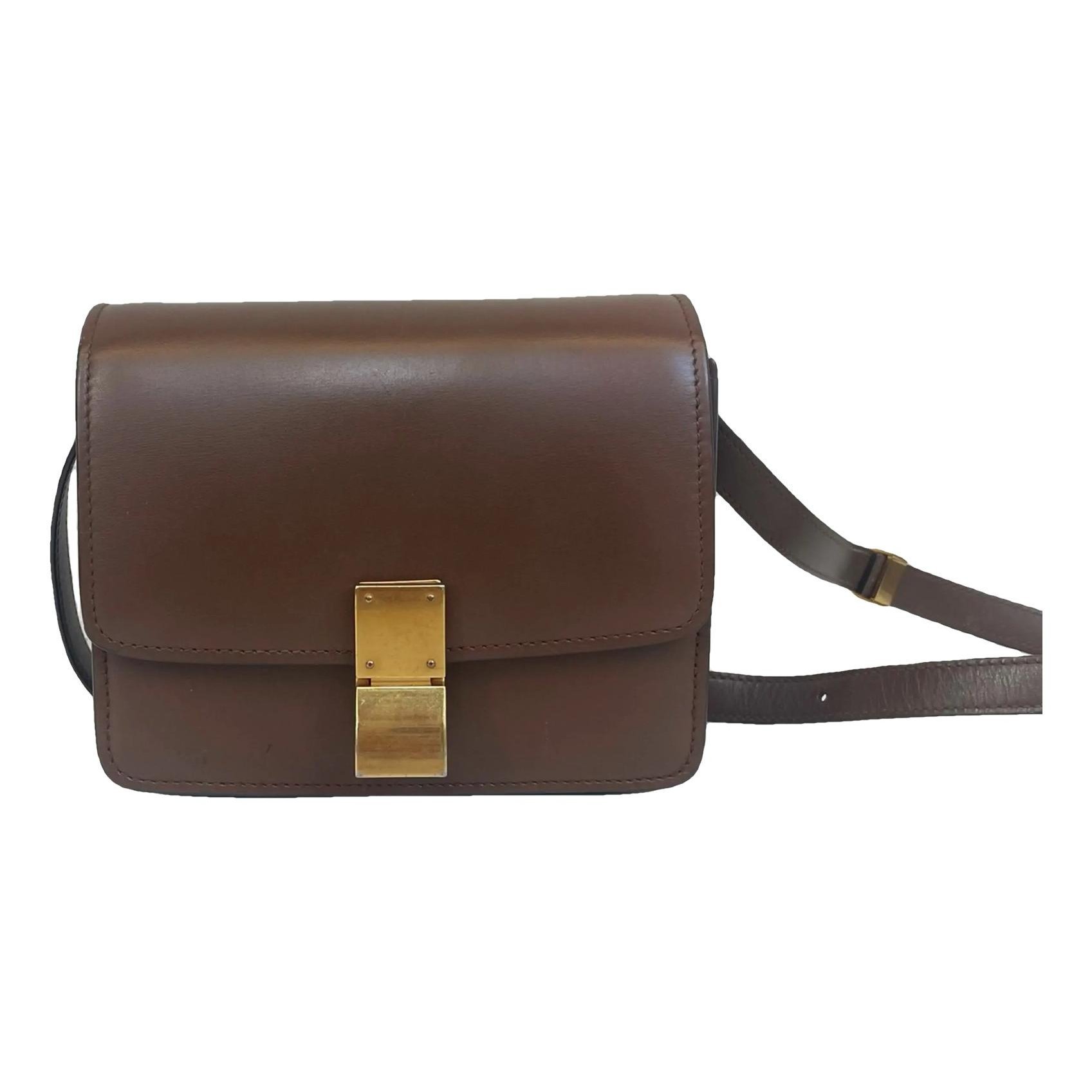 Classic leather crossbody bag