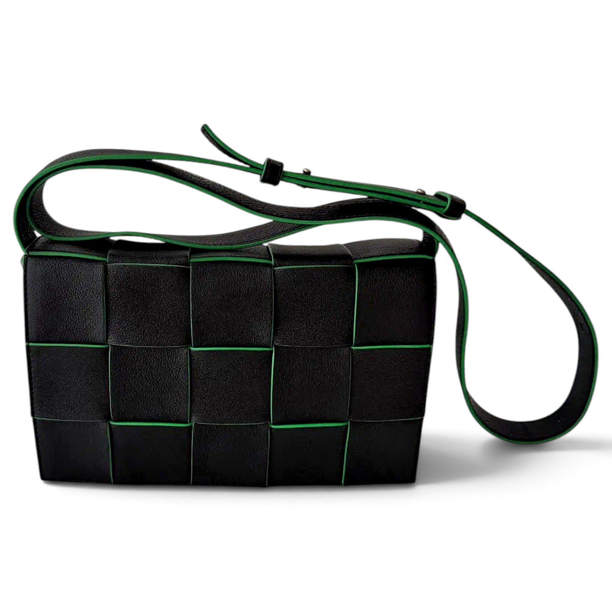 Cassette leather crossbody bag