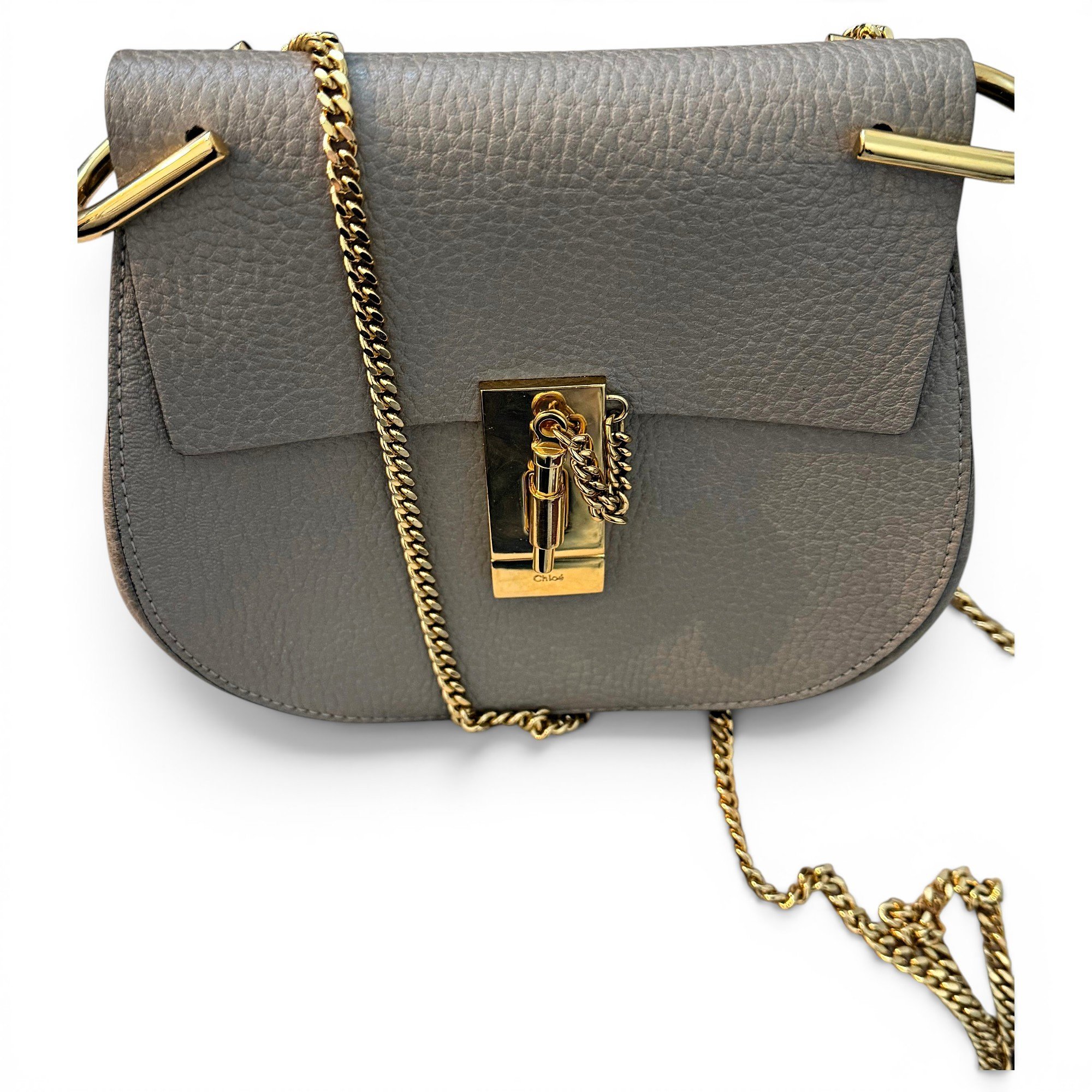 Drew leather crossbody bag