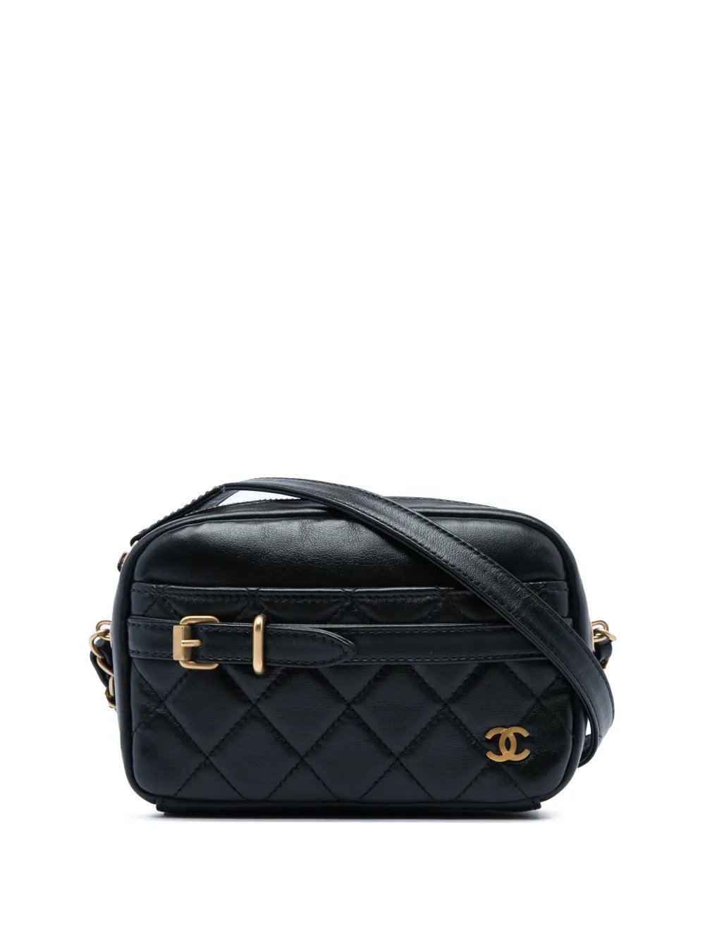 2018-2019 Small Quilted Lambskin Buckle Camera Bag crossbody bag