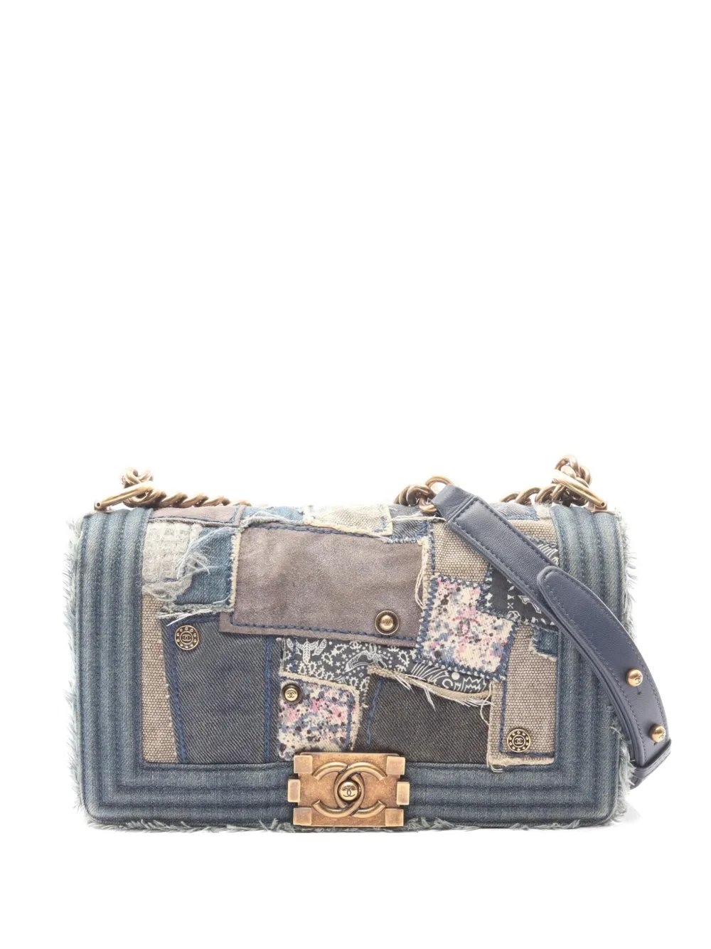 2015-2016 Boy patchwork shoulder bag