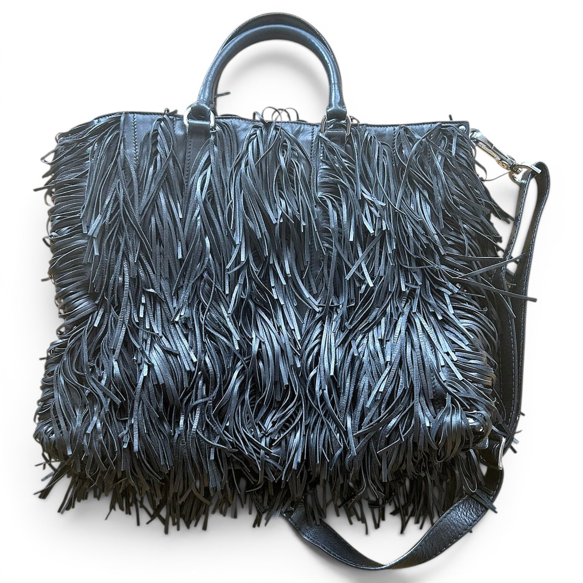 Leather tote