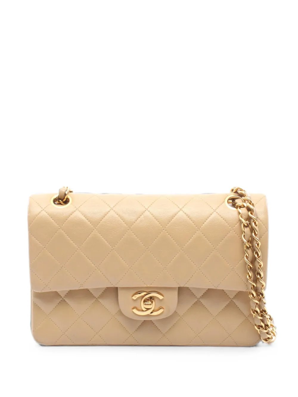1986-1988 Matelassé double-flap shoulder bag