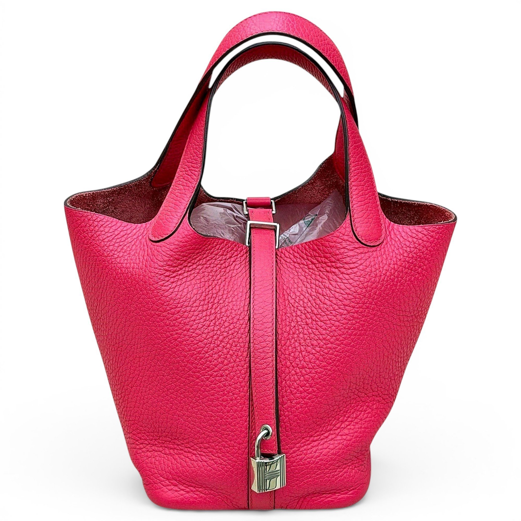 Picotin leather handbag