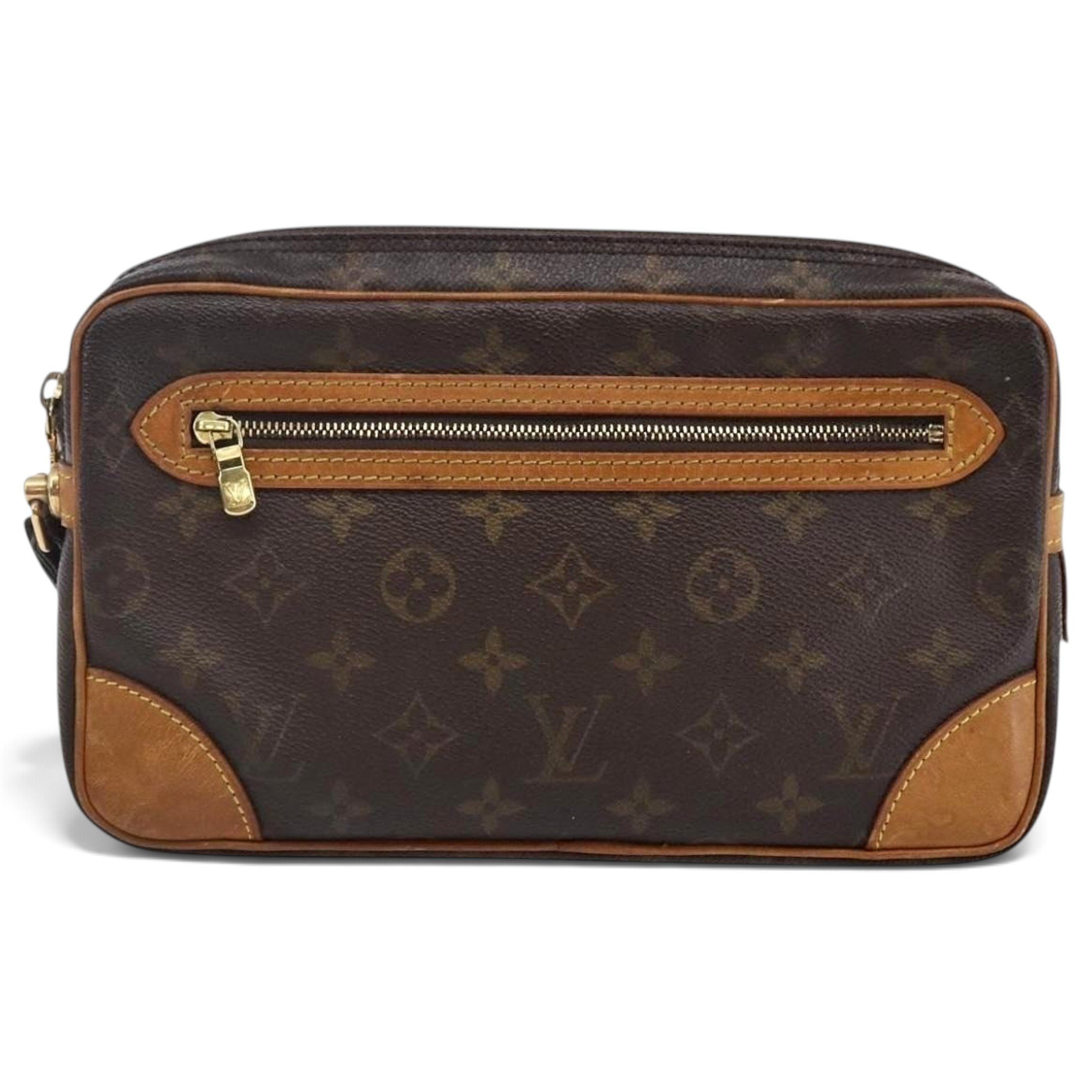 Marly Dragonne leather clutch bag