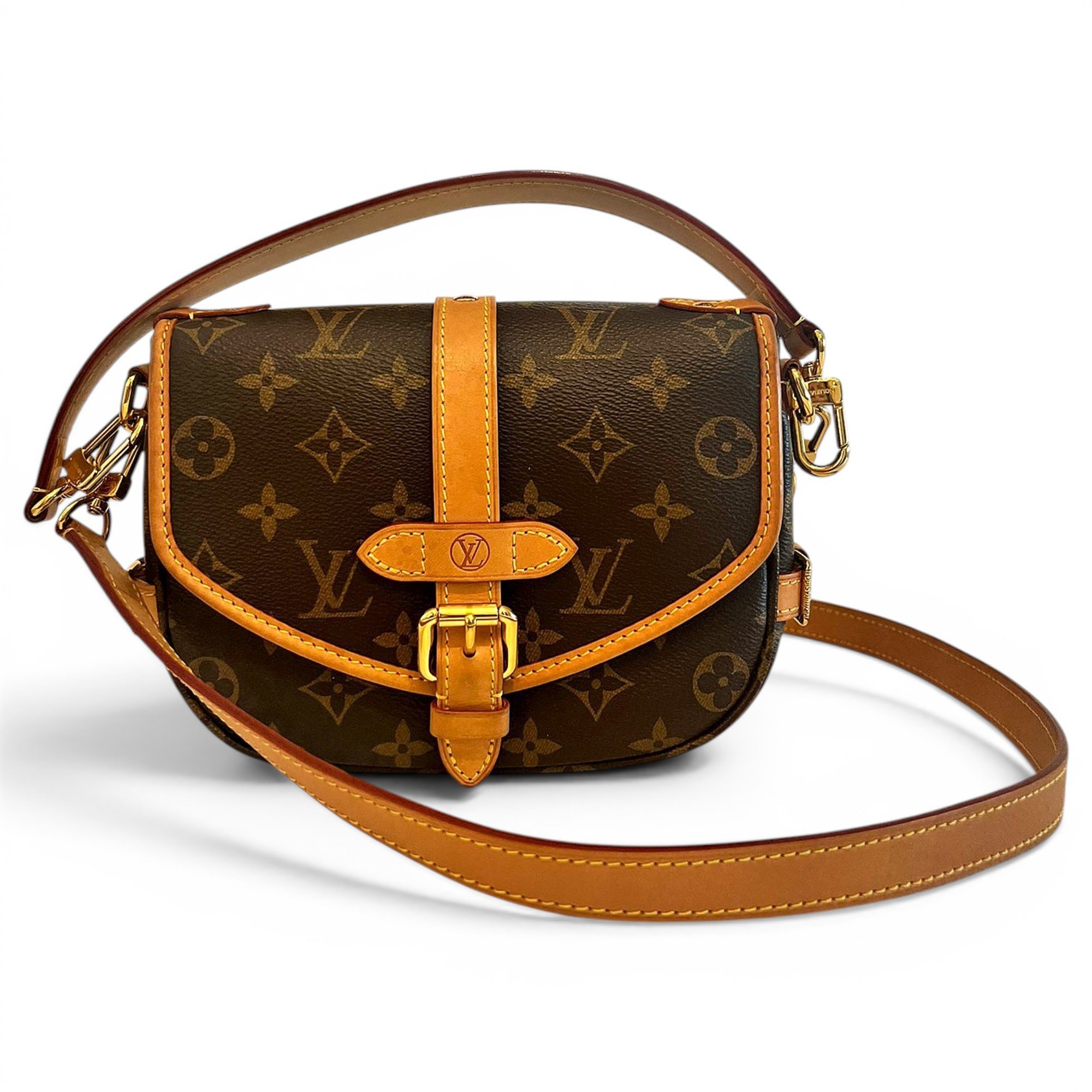 Saumur leather crossbody bag