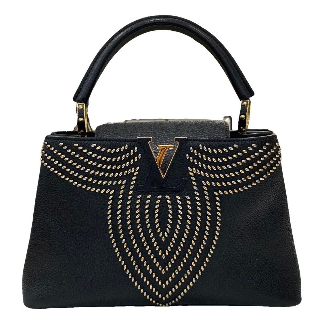 Capucines leather handbag