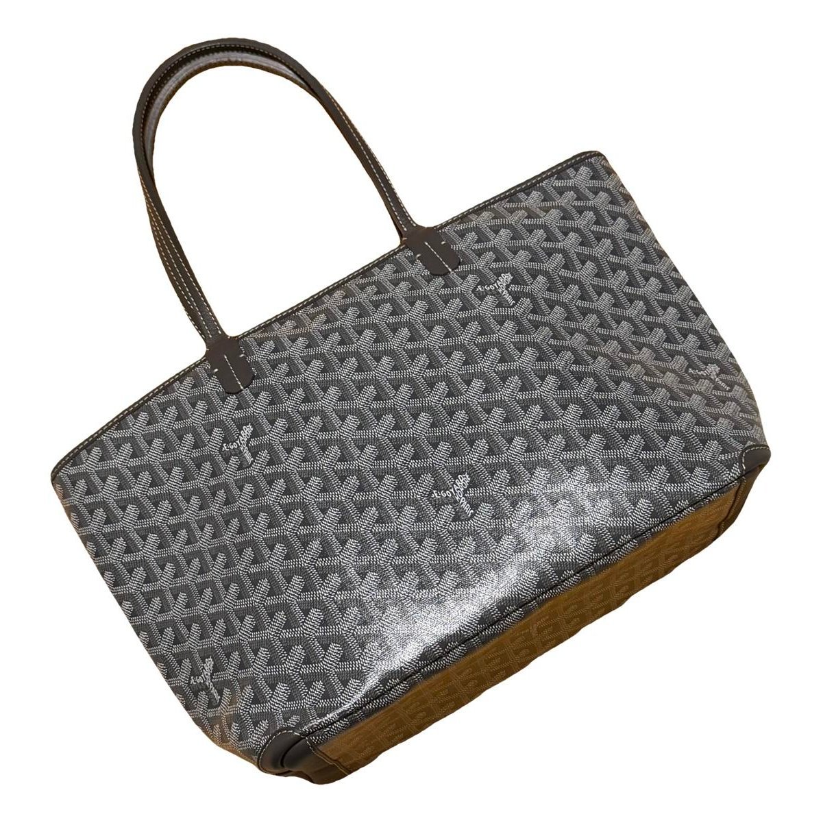 Goyard Artois leather handbag