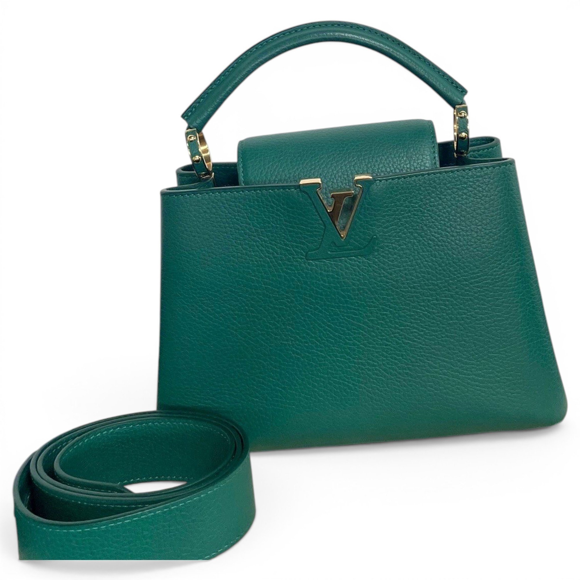 Capucines leather handbag