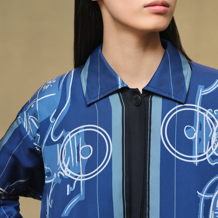 Bleu Lagune "Ex-libris a Main Levee" Jacket
