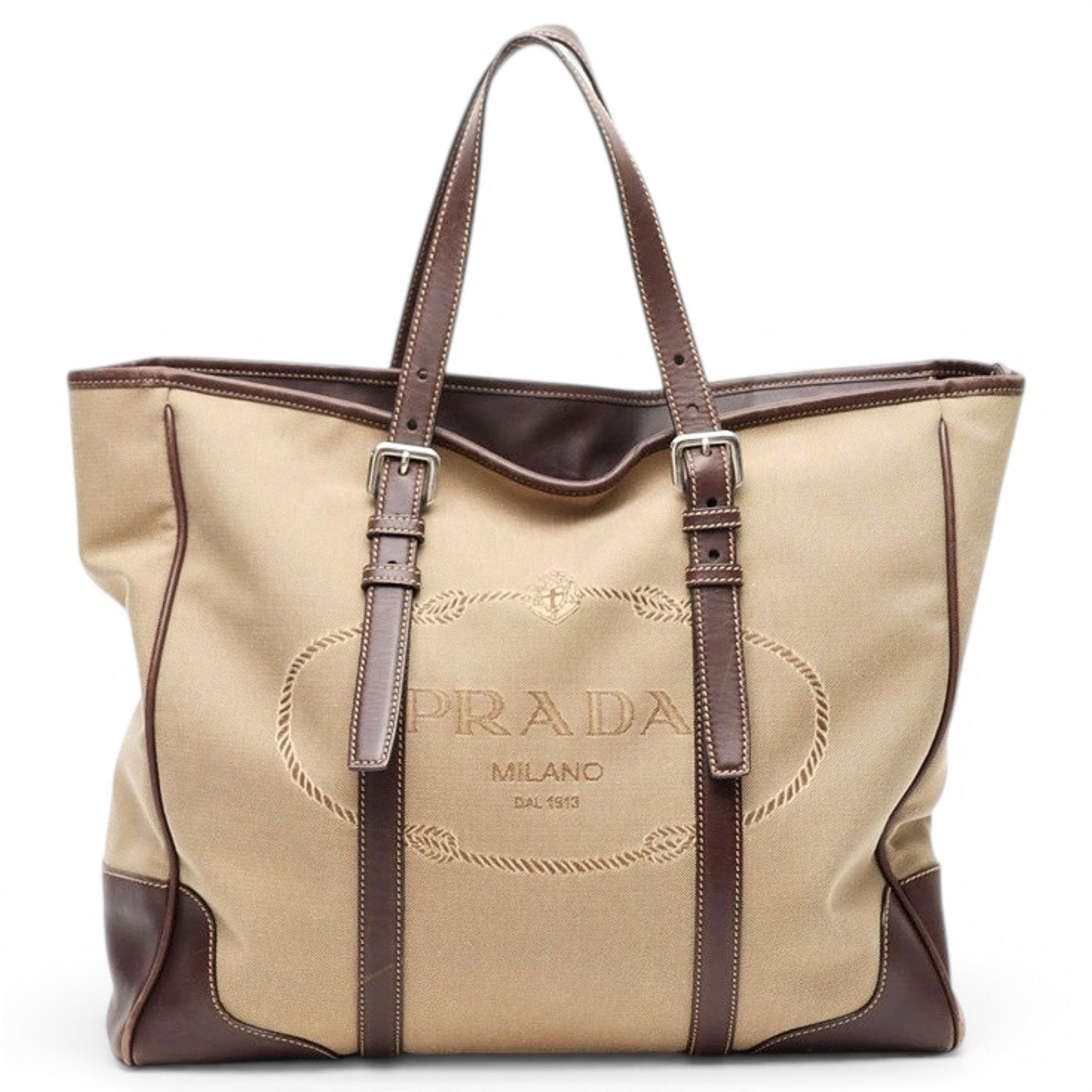 Leather tote