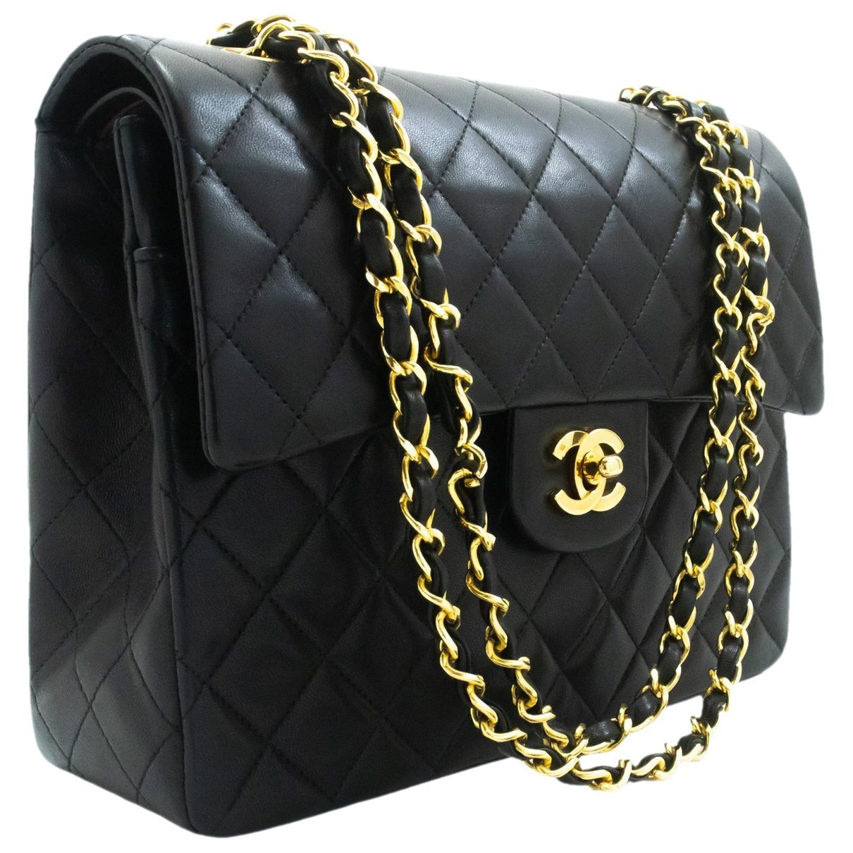 Trendy CC Flap leather handbag