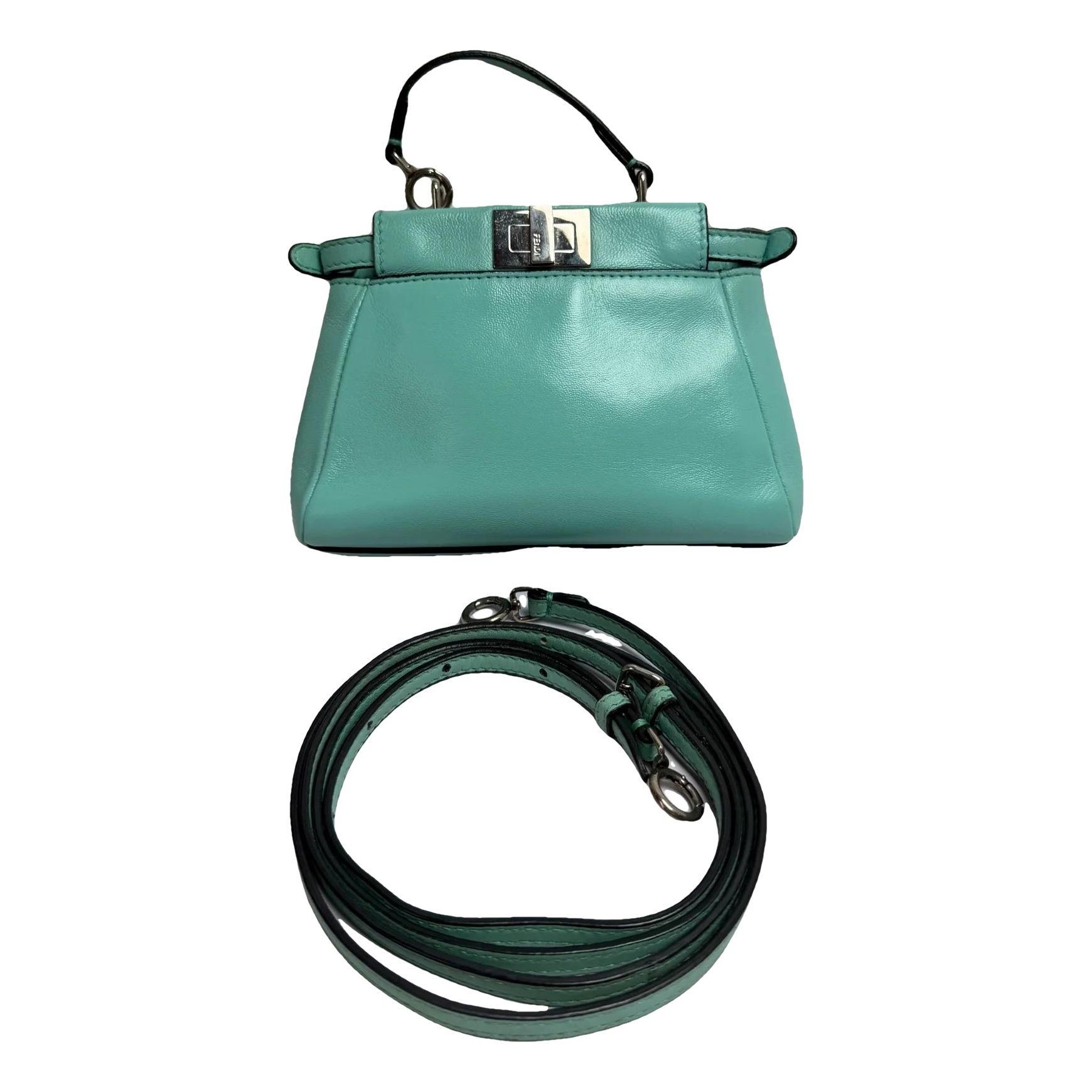 Peekaboo leather mini bag