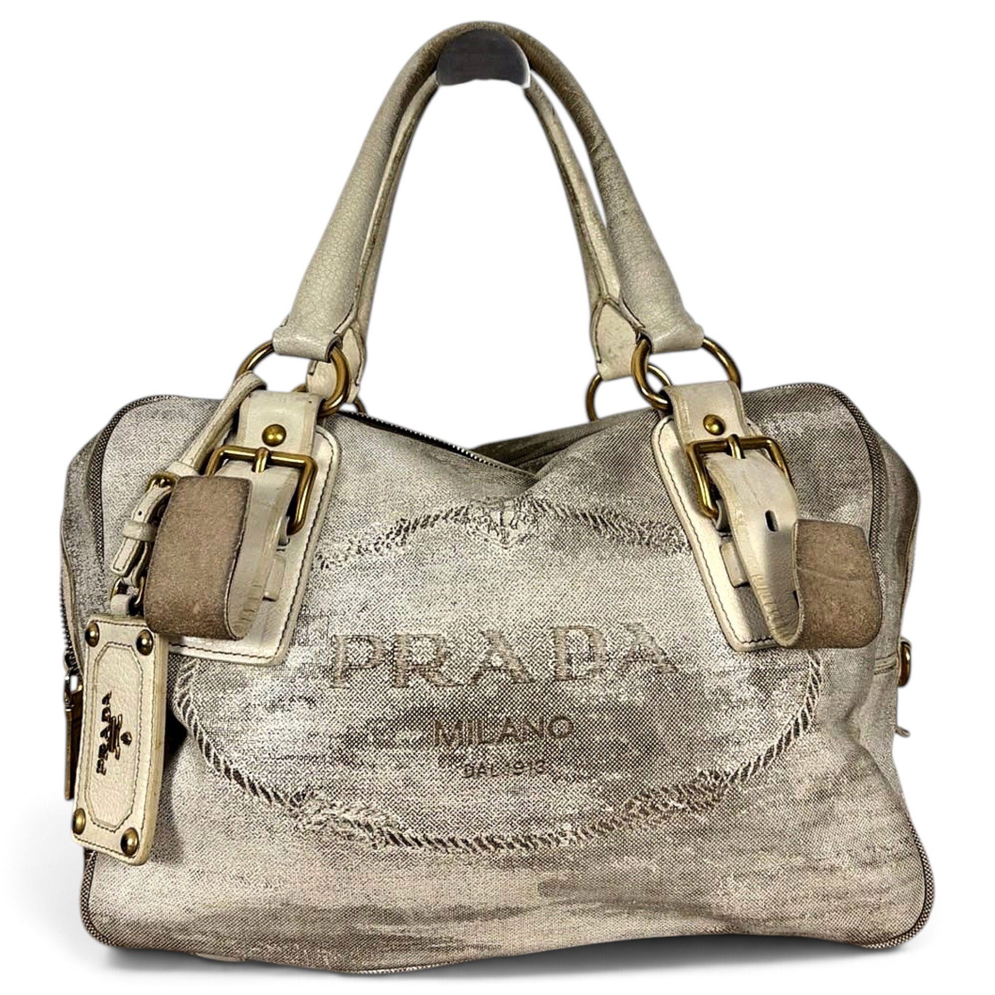 Duet leather tote