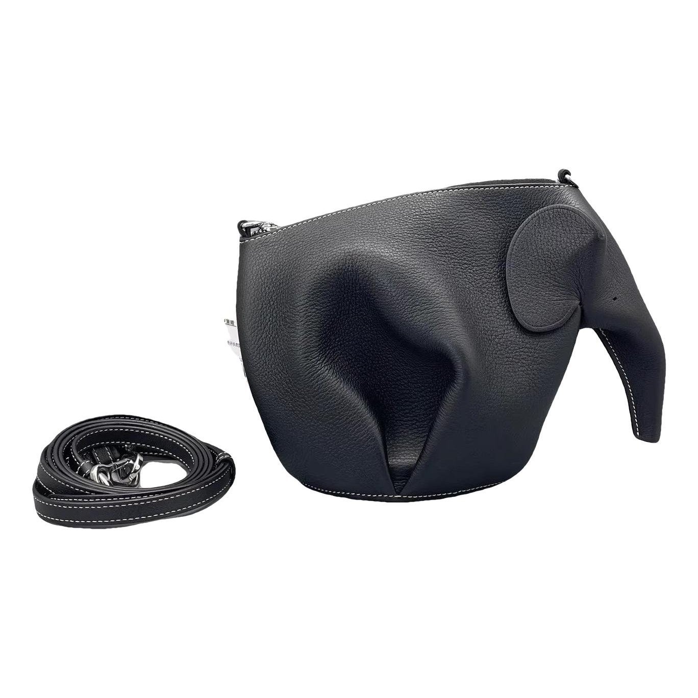Animals leather handbag