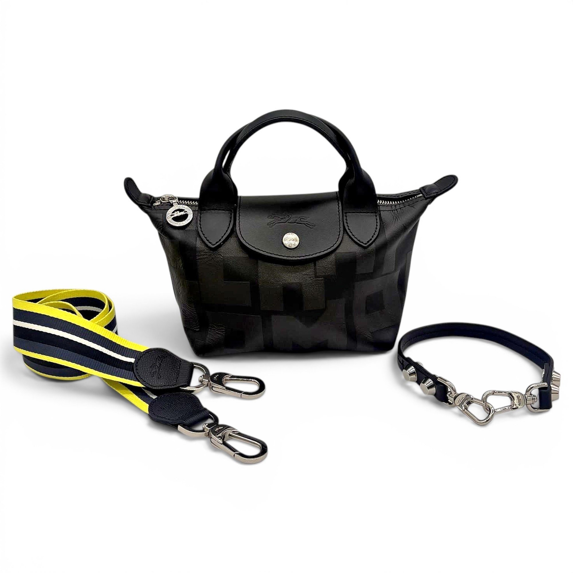 Pliage leather handbag