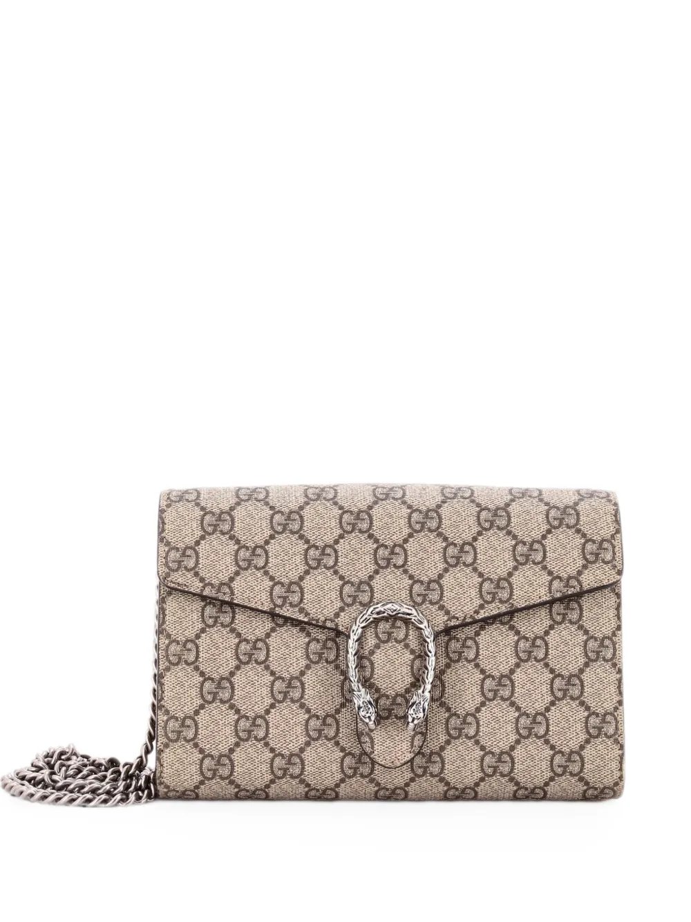 Dionysus Chain Wallet GG Coated Canvas Small crossbody bag