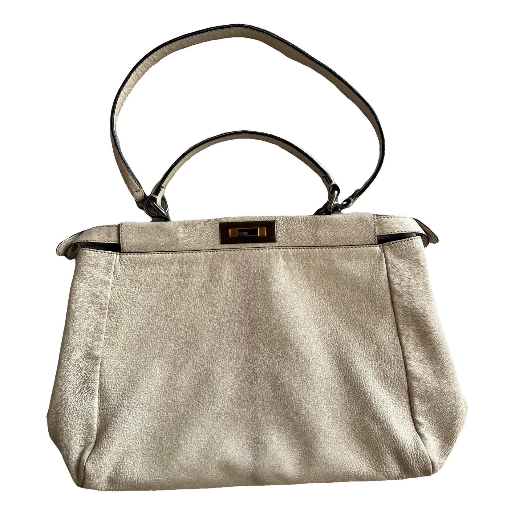Peekaboo leather handbag