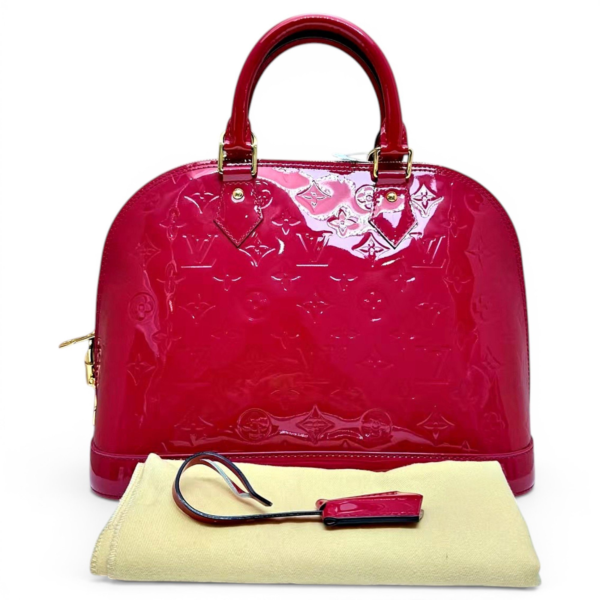 Alma patent leather handbag