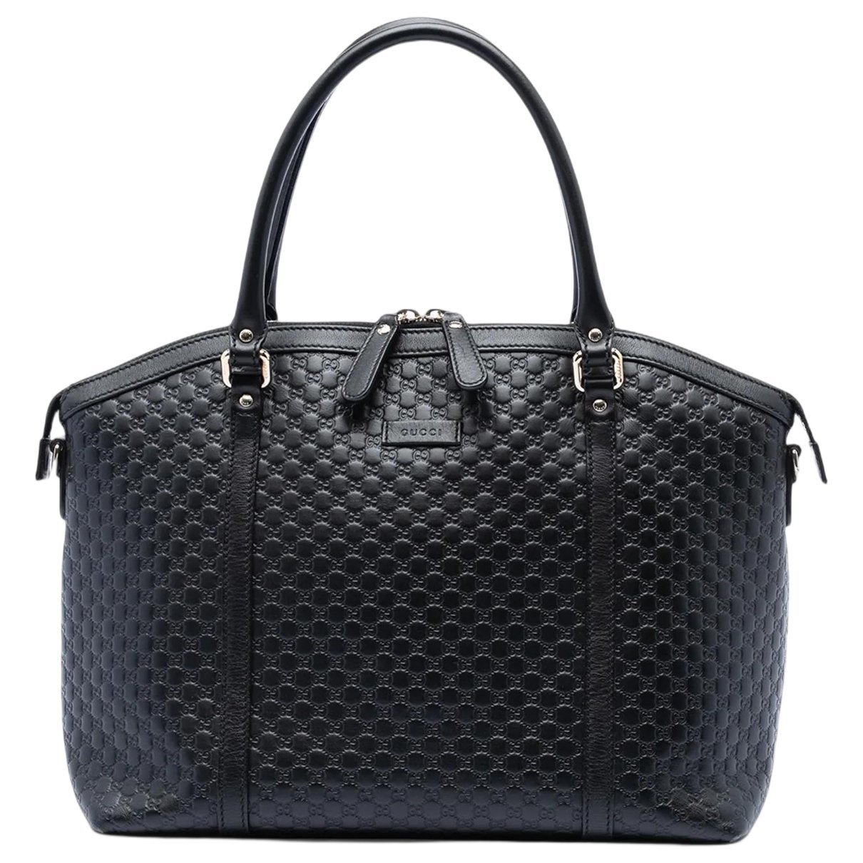 Dôme leather satchel