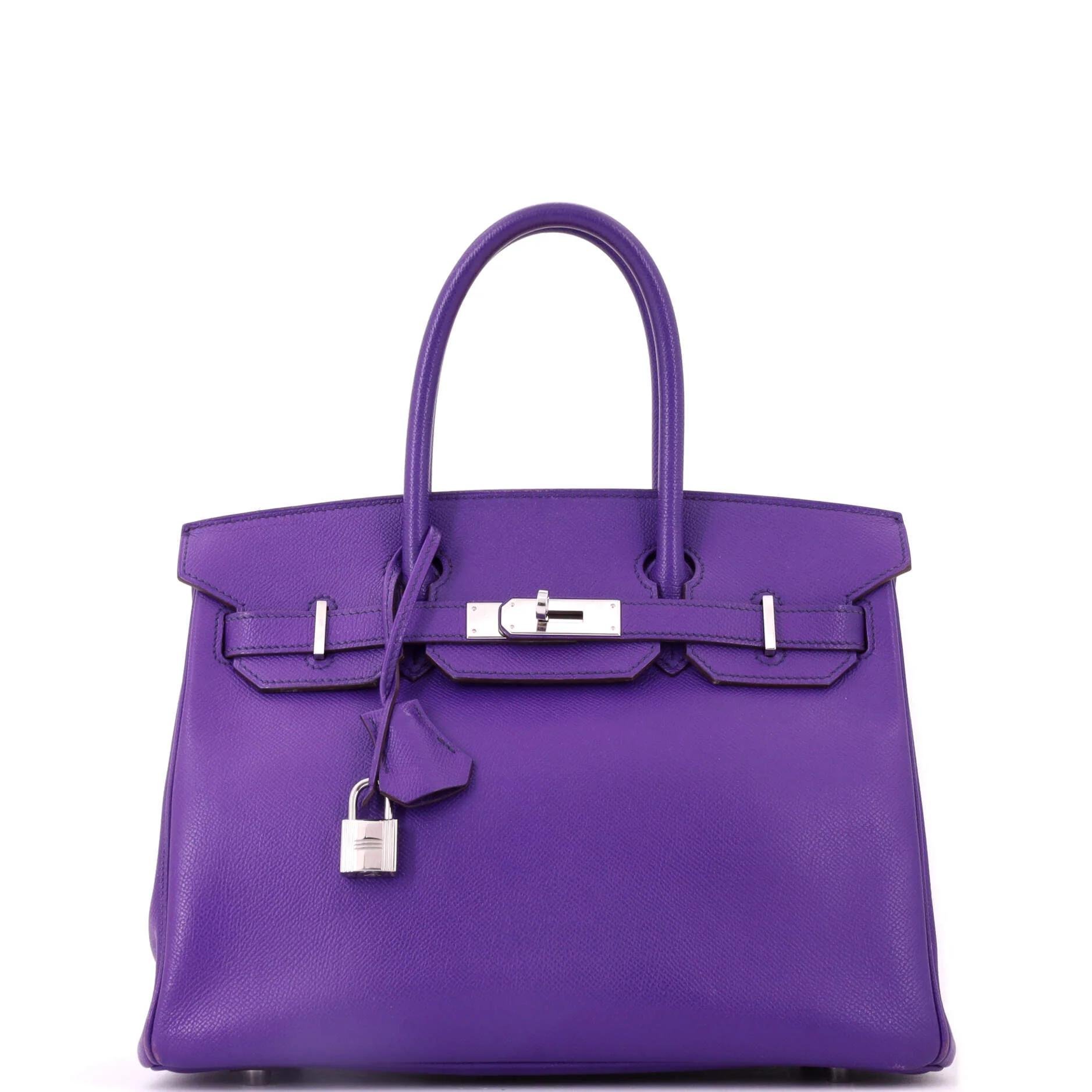 Birkin 30 leather handbag