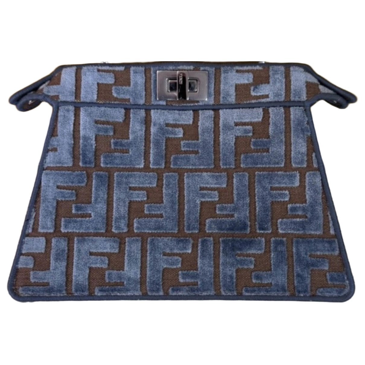 Peekaboo velvet handbag