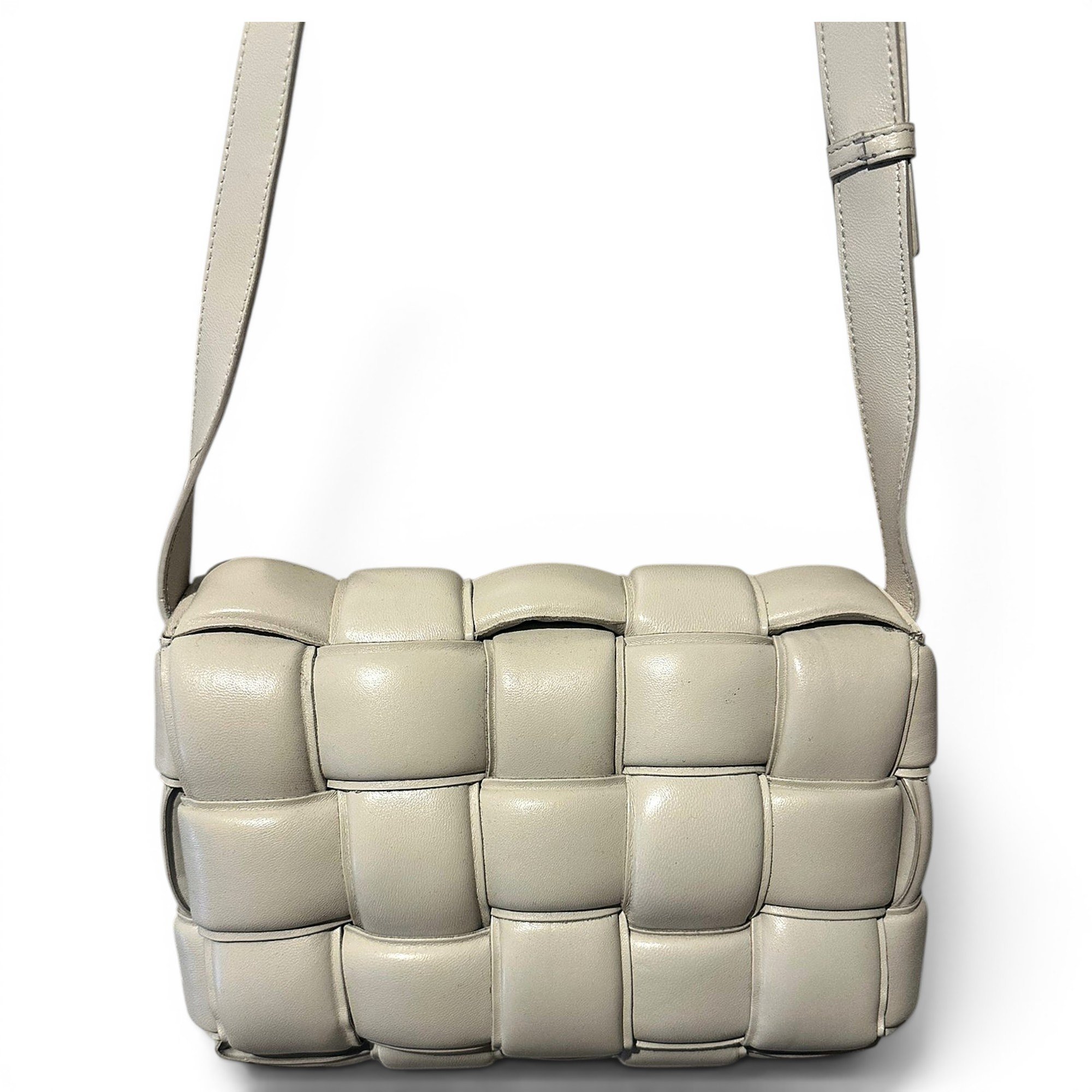 Cassette Padded leather crossbody bag