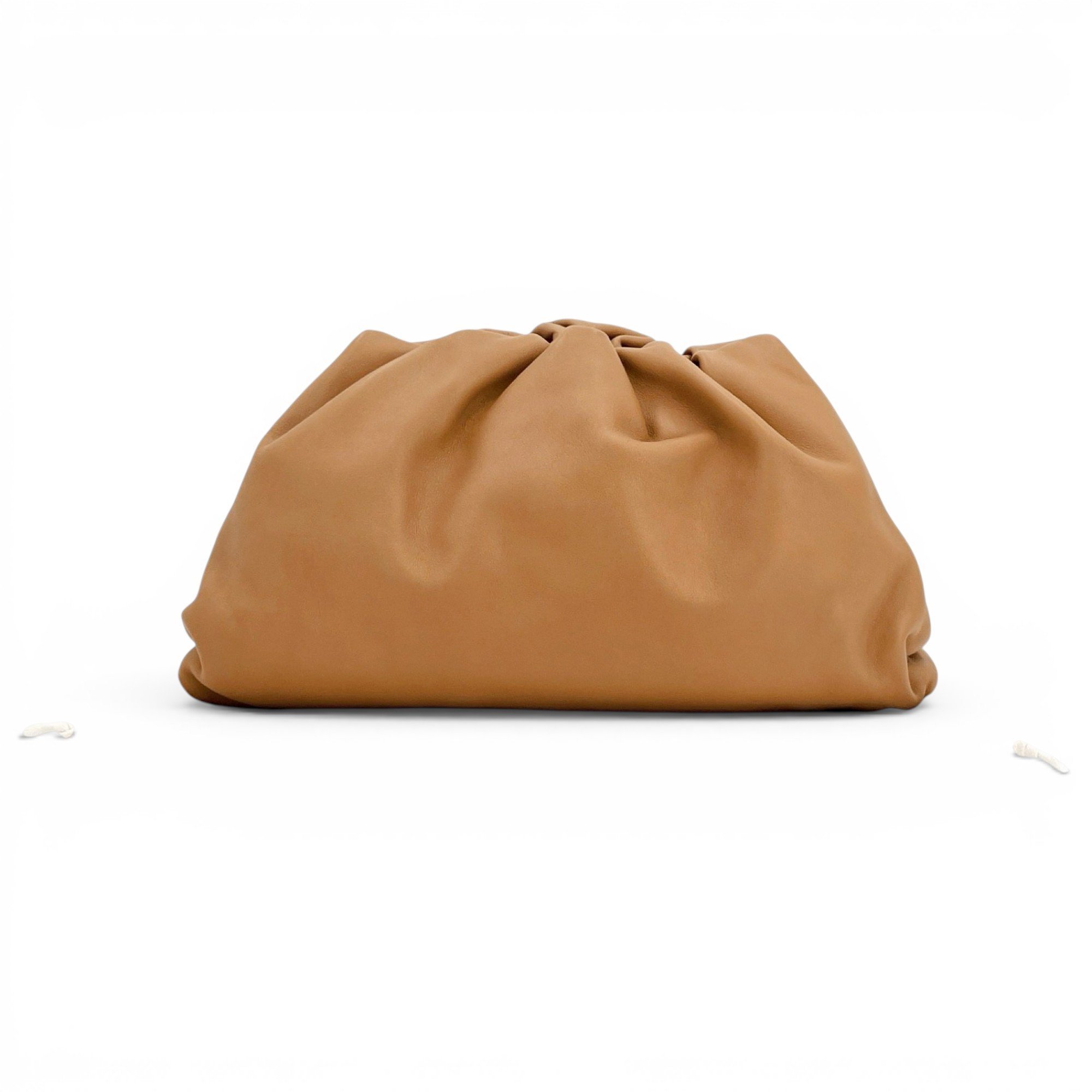 Pouch leather clutch bag