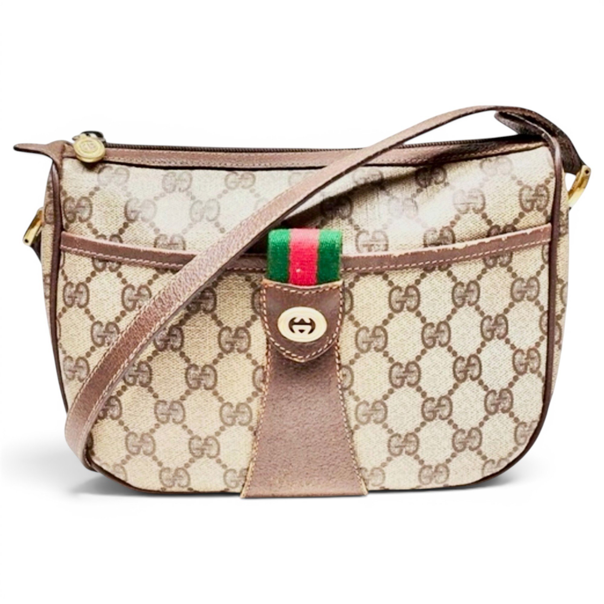 Ophidia leather handbag