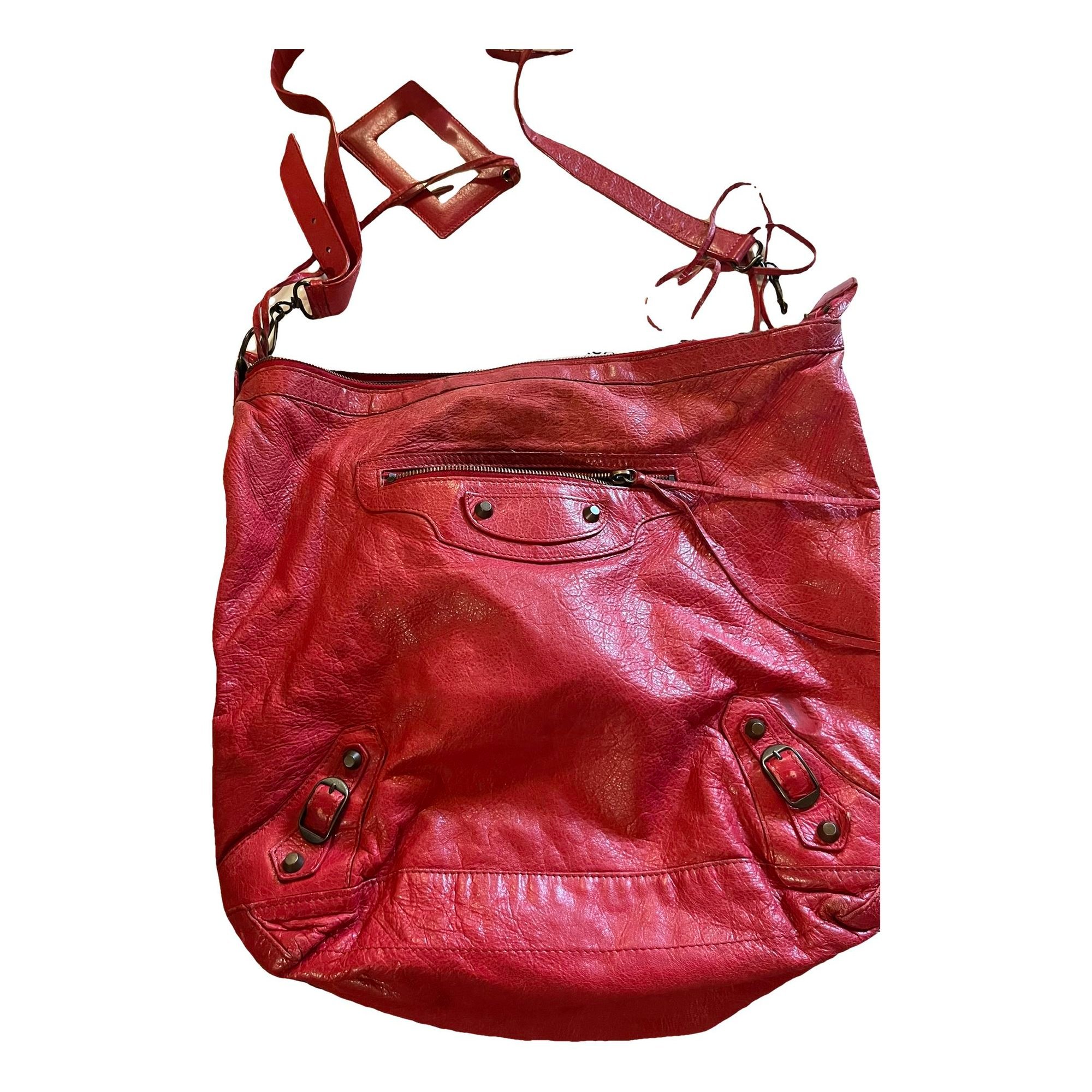 Leather crossbody bag