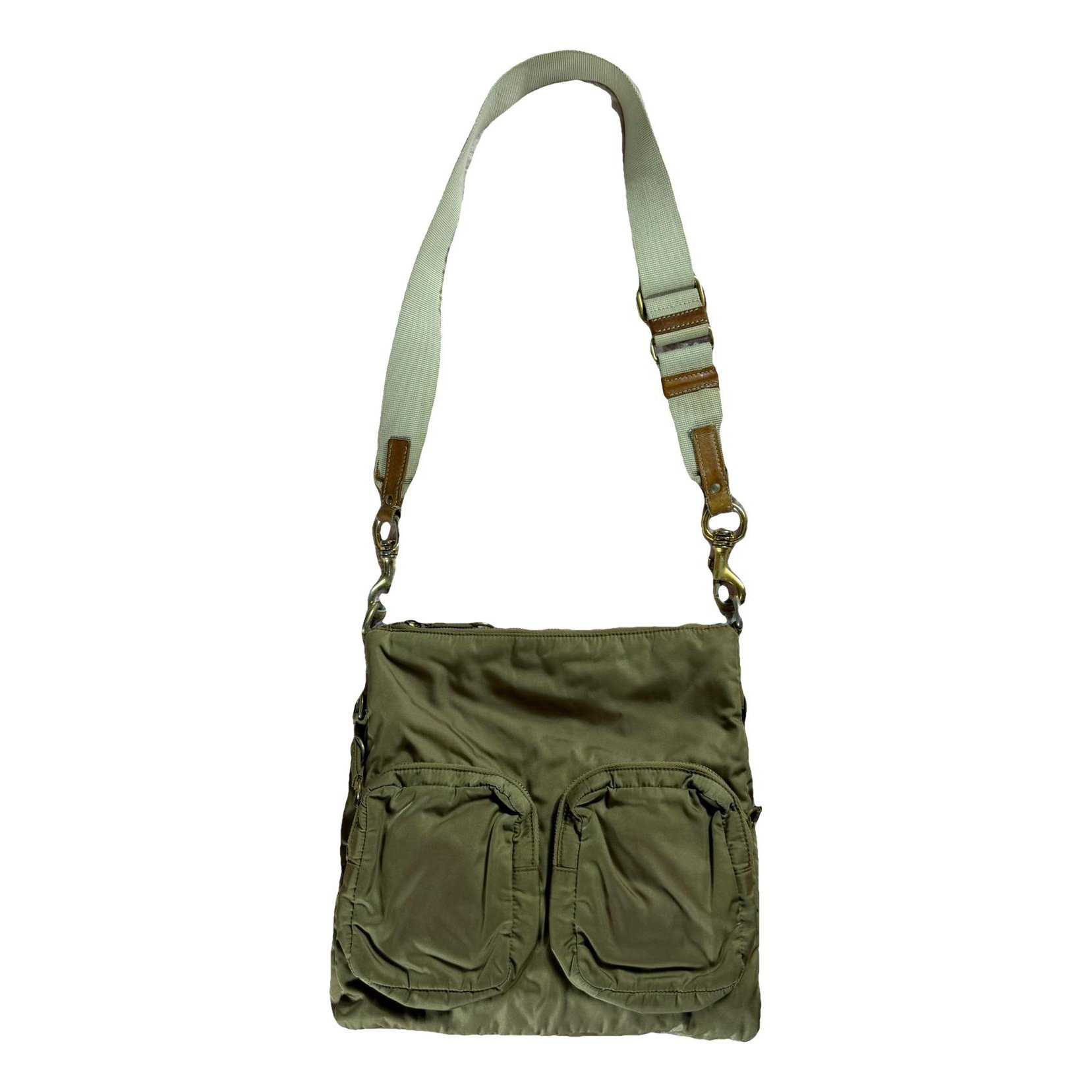 Miu Belle cloth crossbody bag