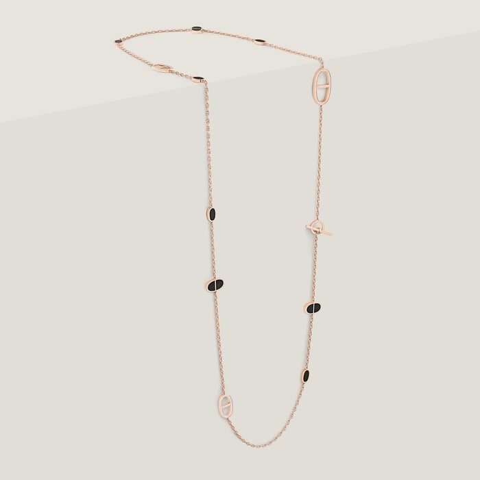 Sans Coloris Chaine d'Ancre Verso Long Necklace, Small Model