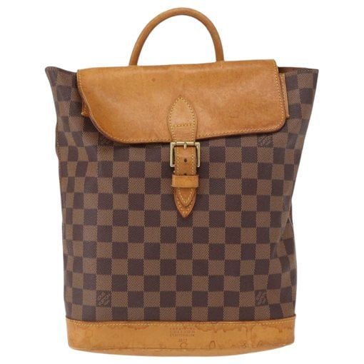 Leather backpack