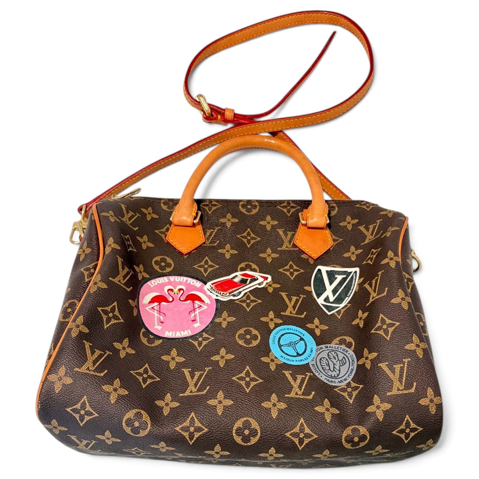 Speedy Bandoulière leather crossbody bag