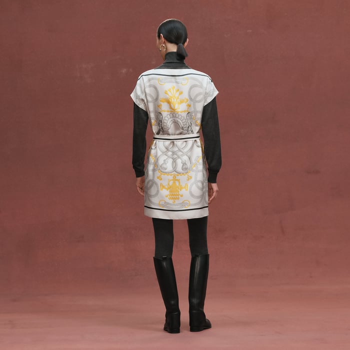 Blanc Nacre "Palefroi Remix" Classic Tunic