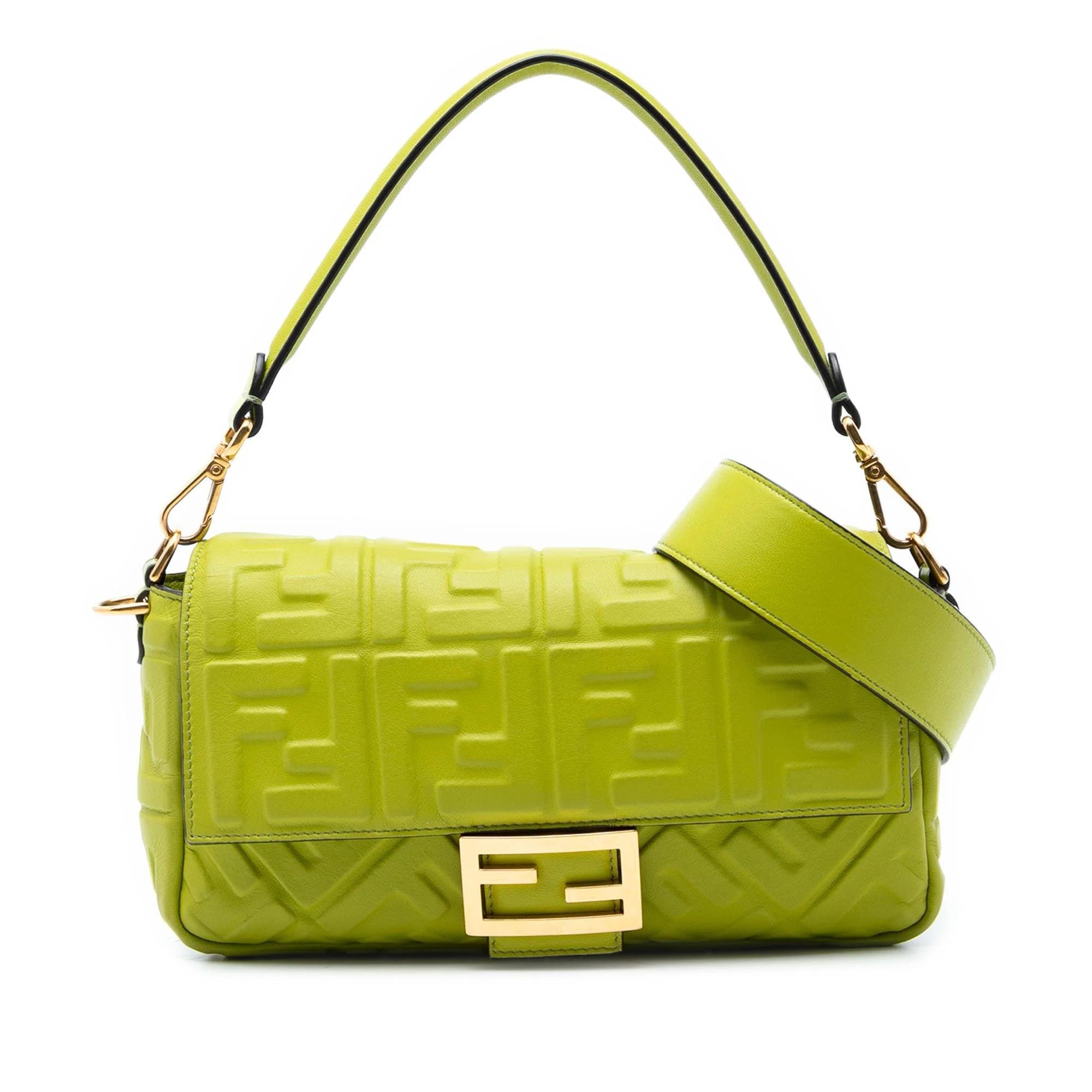 Baguette leather satchel