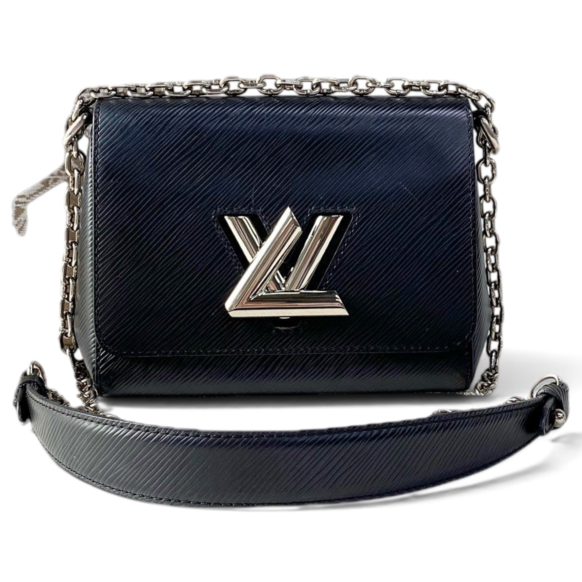 Twist leather handbag